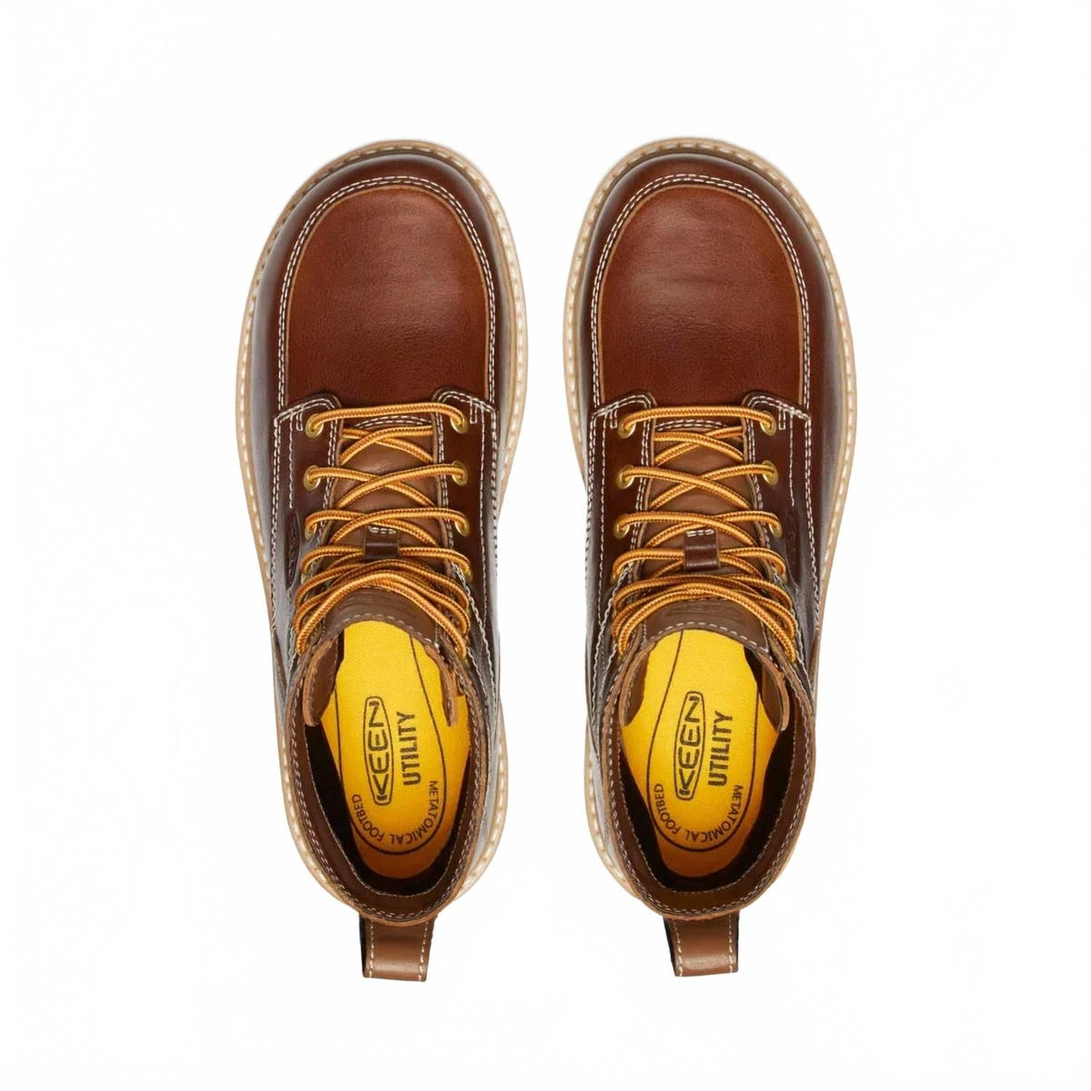 Botas de hombre impermeables color blanco