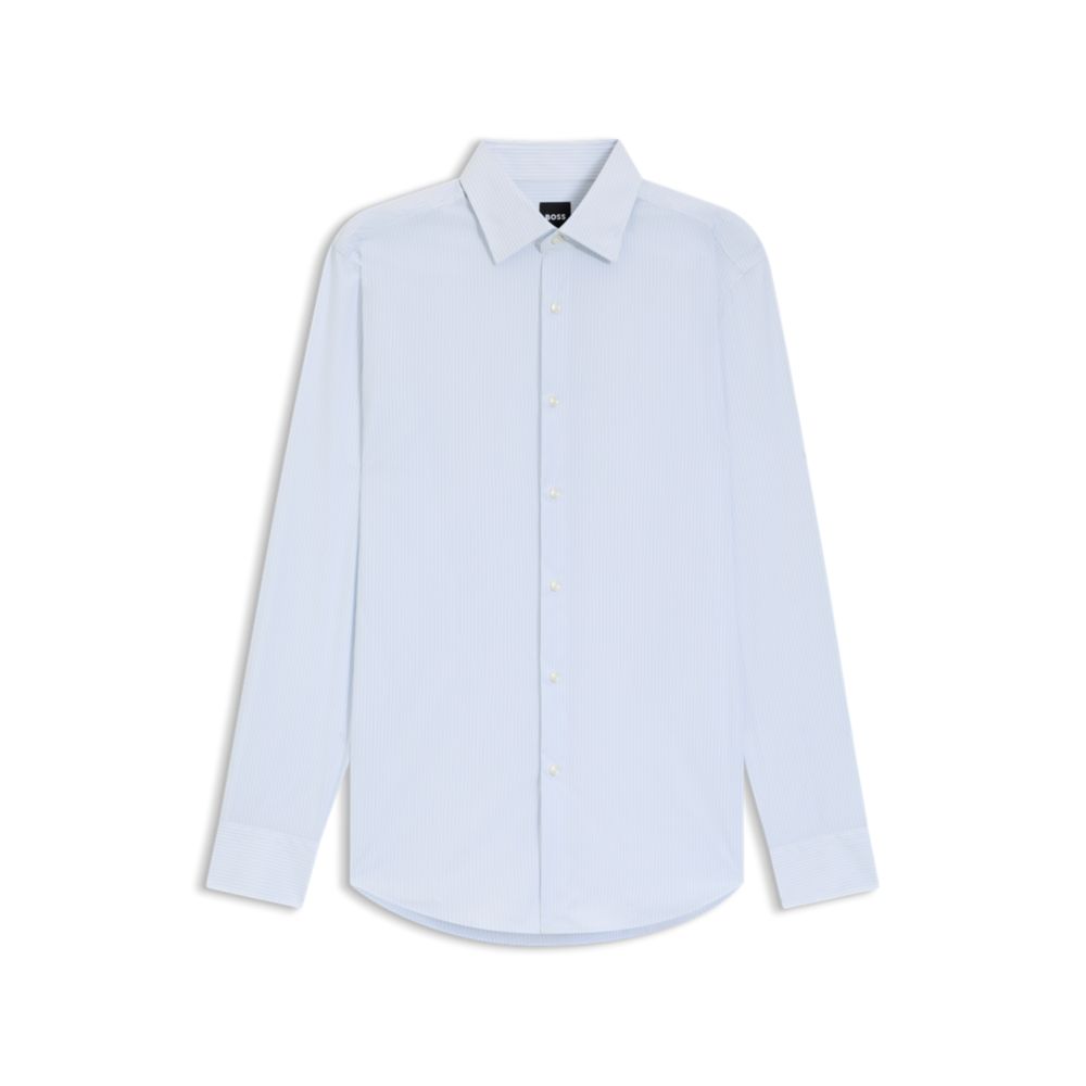 Camisa de corte ajustado a rayas