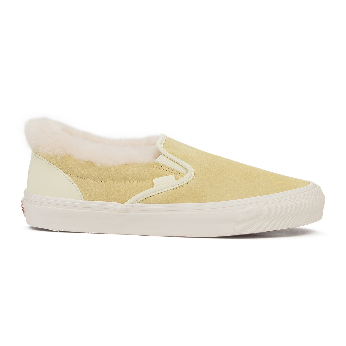 Tenis sin cordones color beige