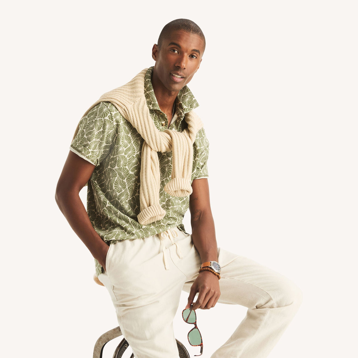 Polo de hombre con estampado
