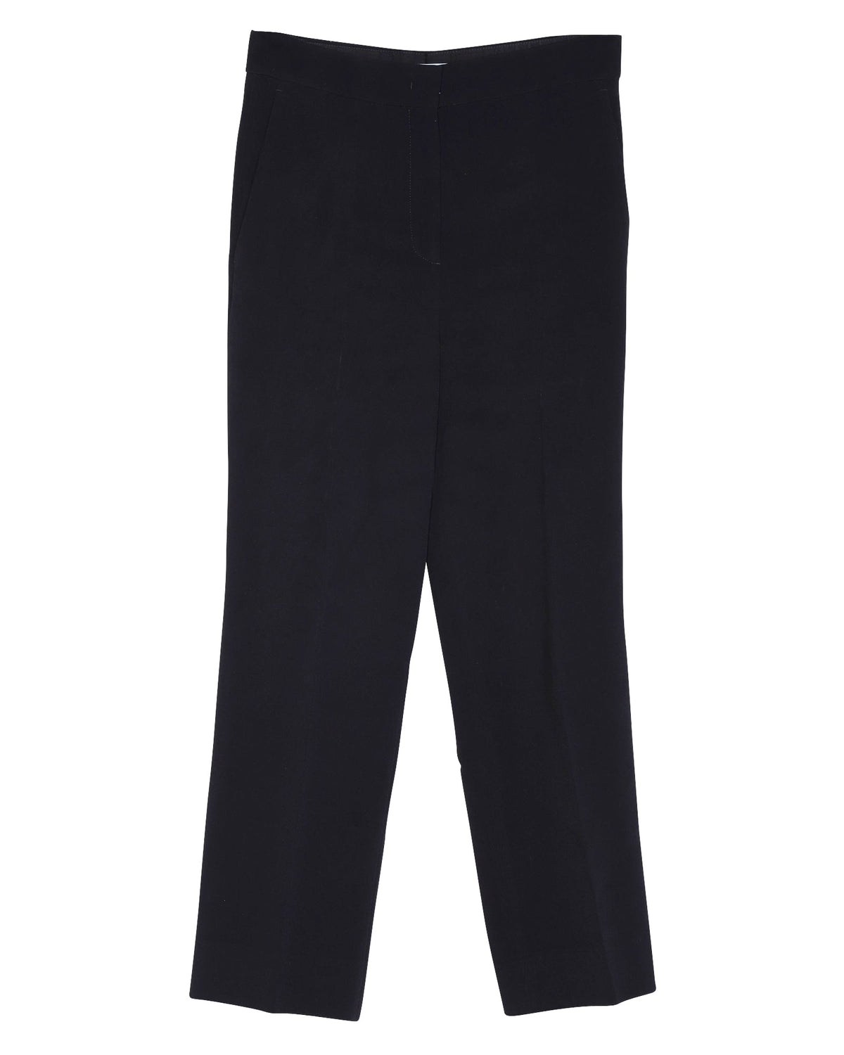 Pantalón de corte recto color negro
