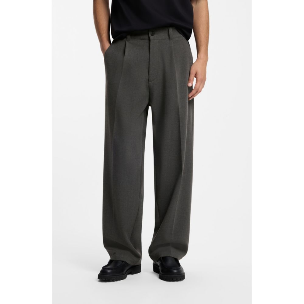 Pantalón de pierna ancha de corte amplio