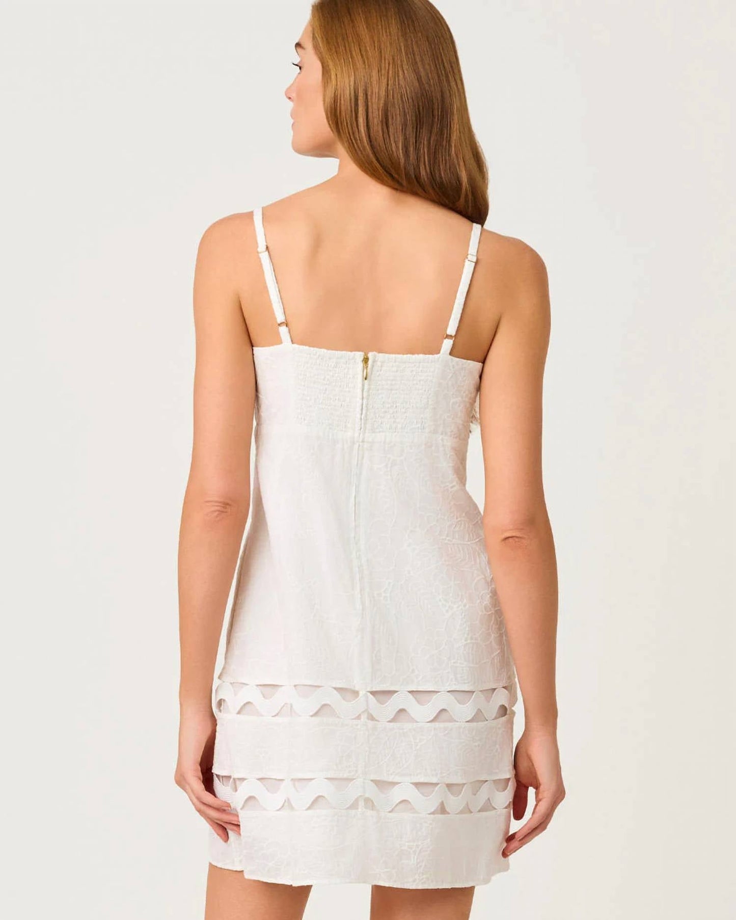 Vestido corto color blanco