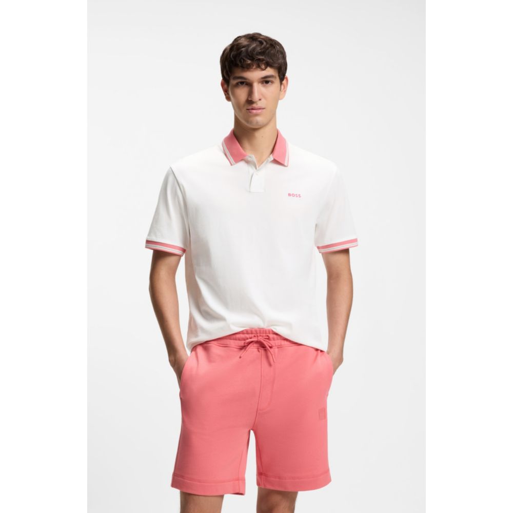 Polo de algodón a rayas