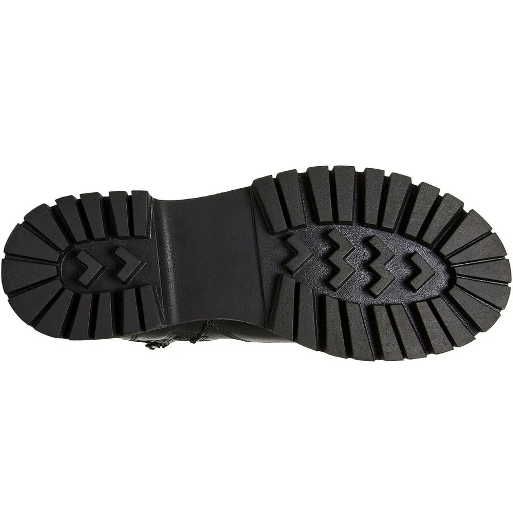 Botines de mujer de cuero color negro