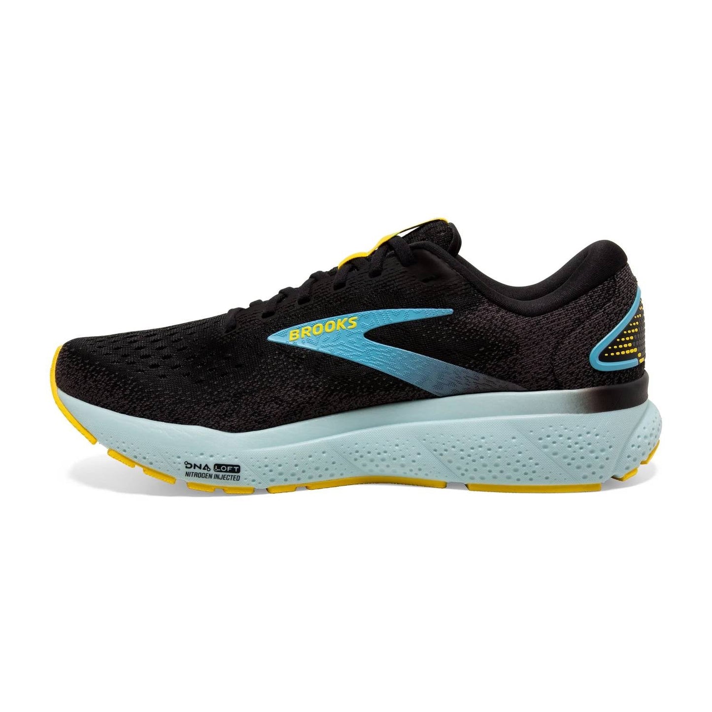 Tenis para correr de hombre color negro y azul