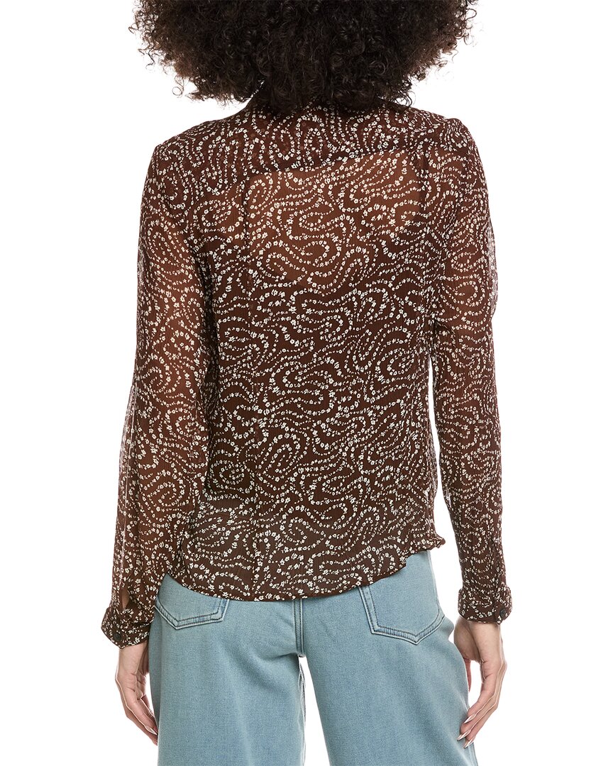 Top de mezcla de seda