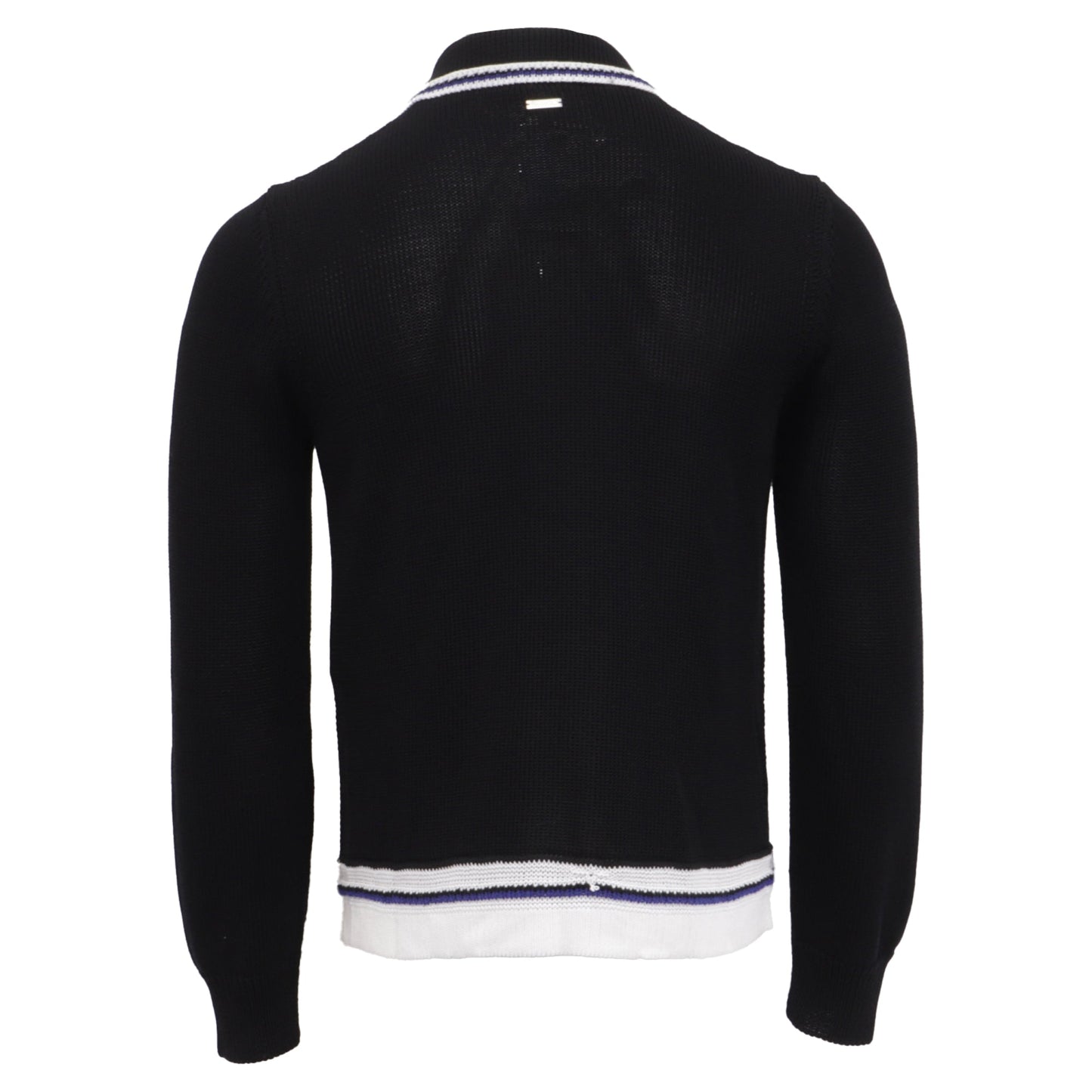 Polo de manga larga color negro