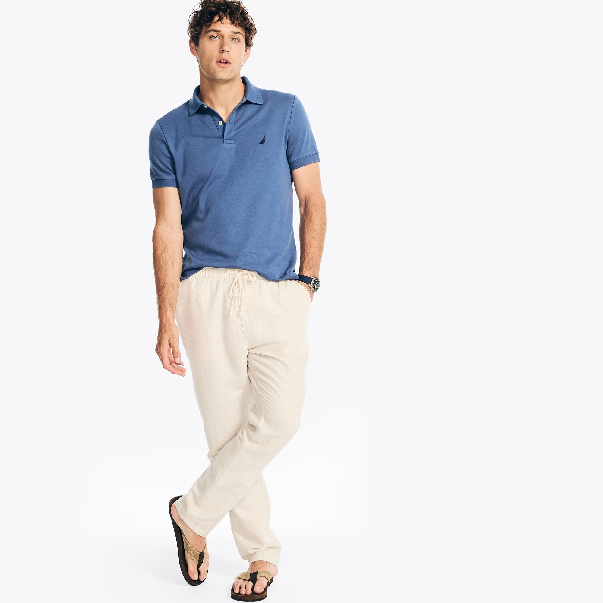 Polo de hombre de corte ajustado
