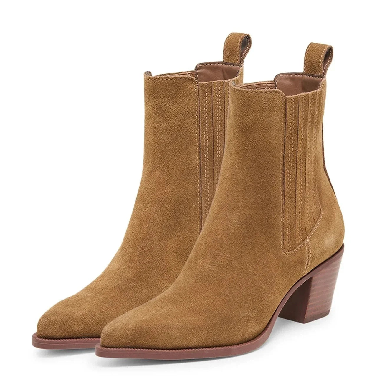 Botines de mujer de gamuza