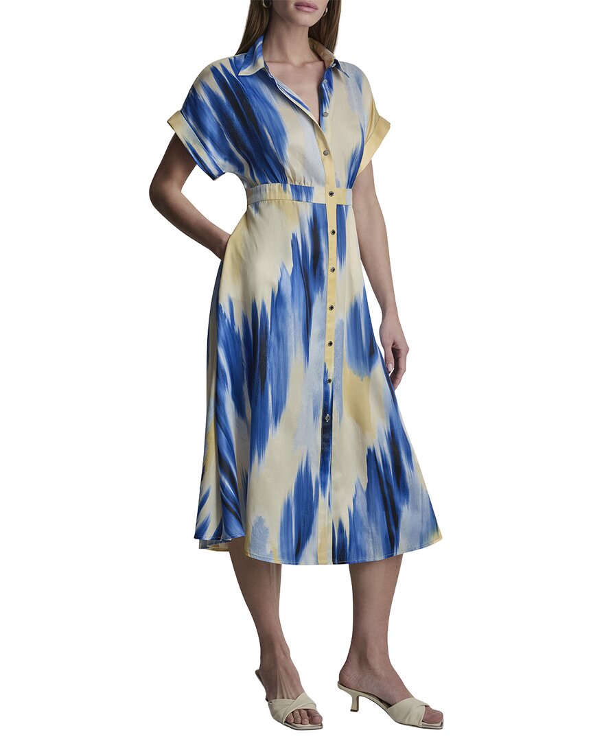 Vestido de satén con estampado