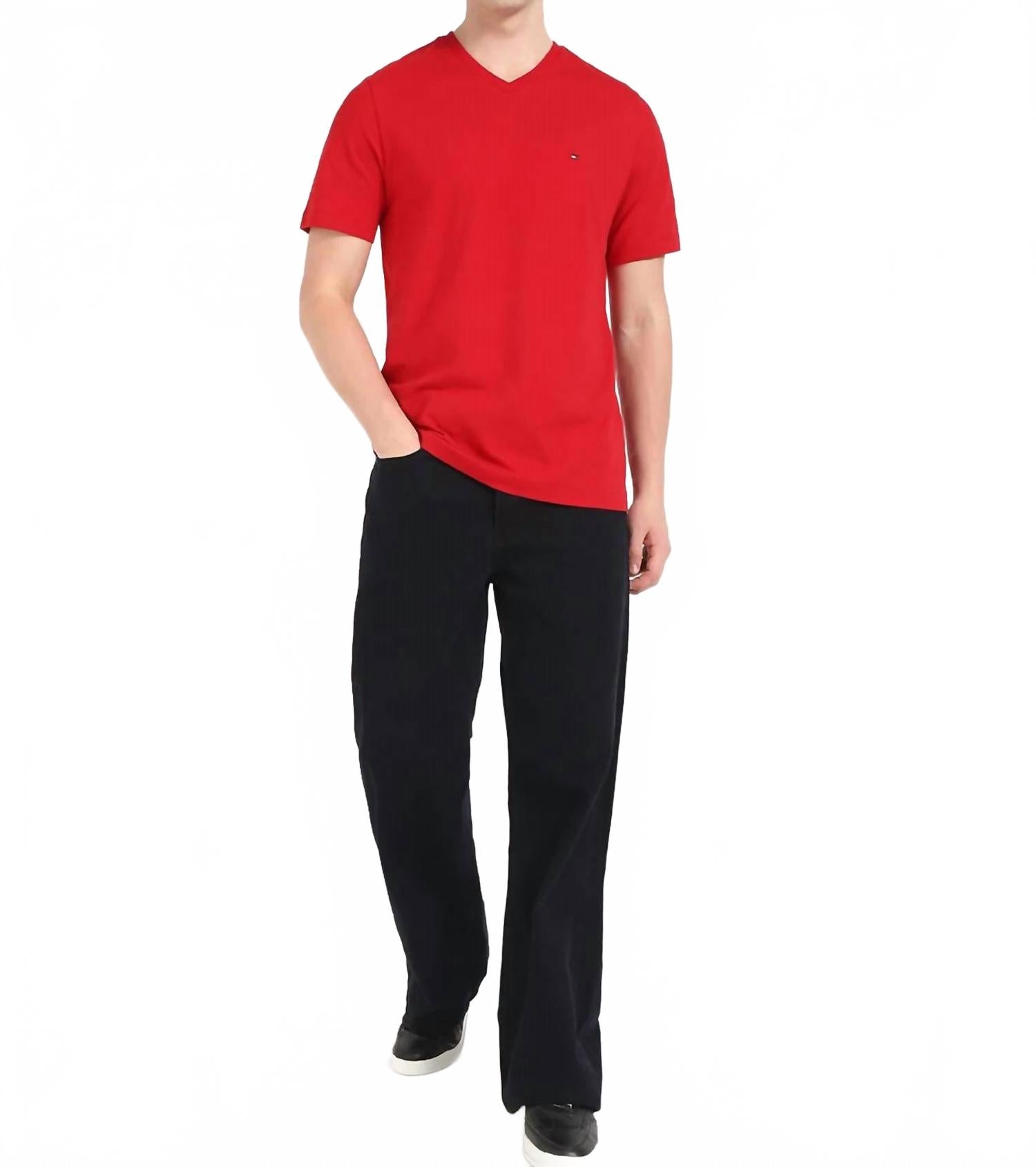 Camiseta de hombre con cuello en V