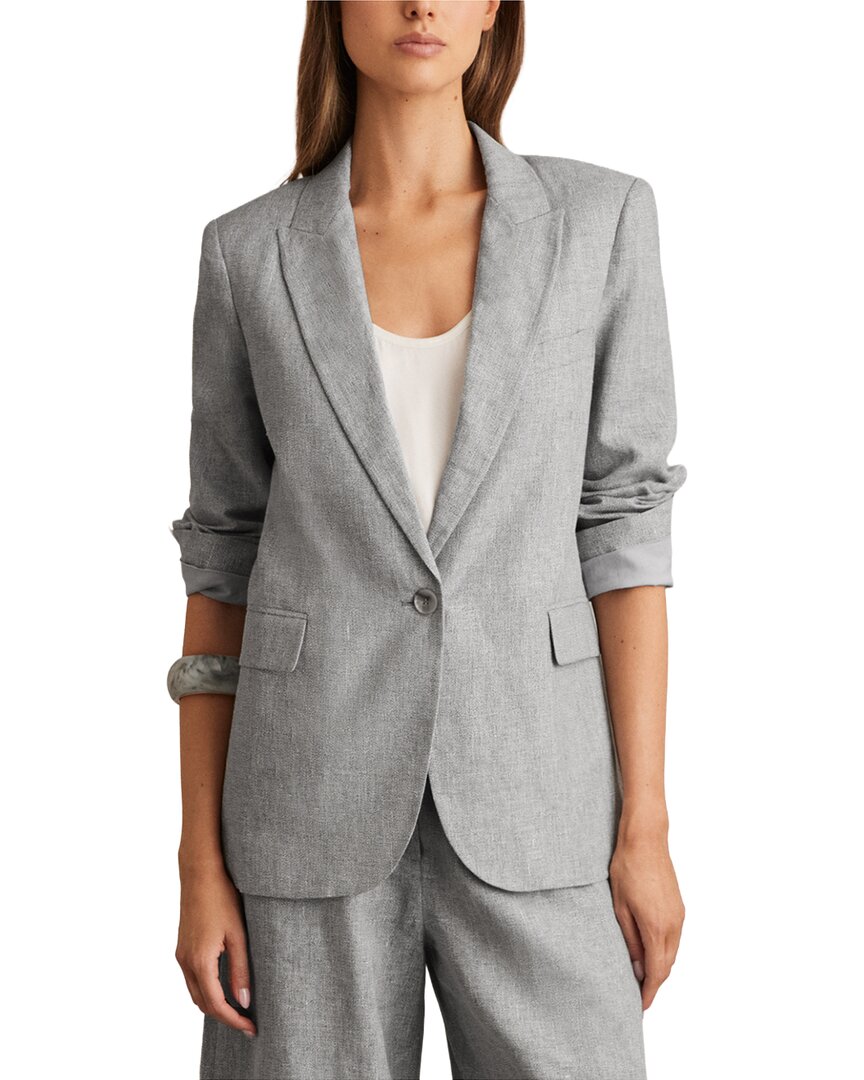 Chaqueta de mezcla de lino