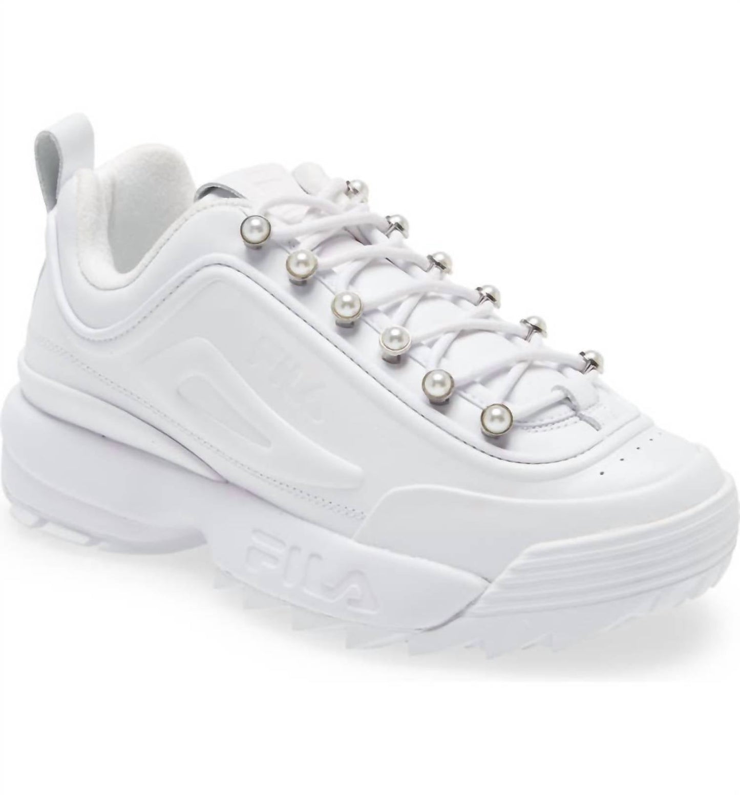 Tenis de mujer de cuero color blanco