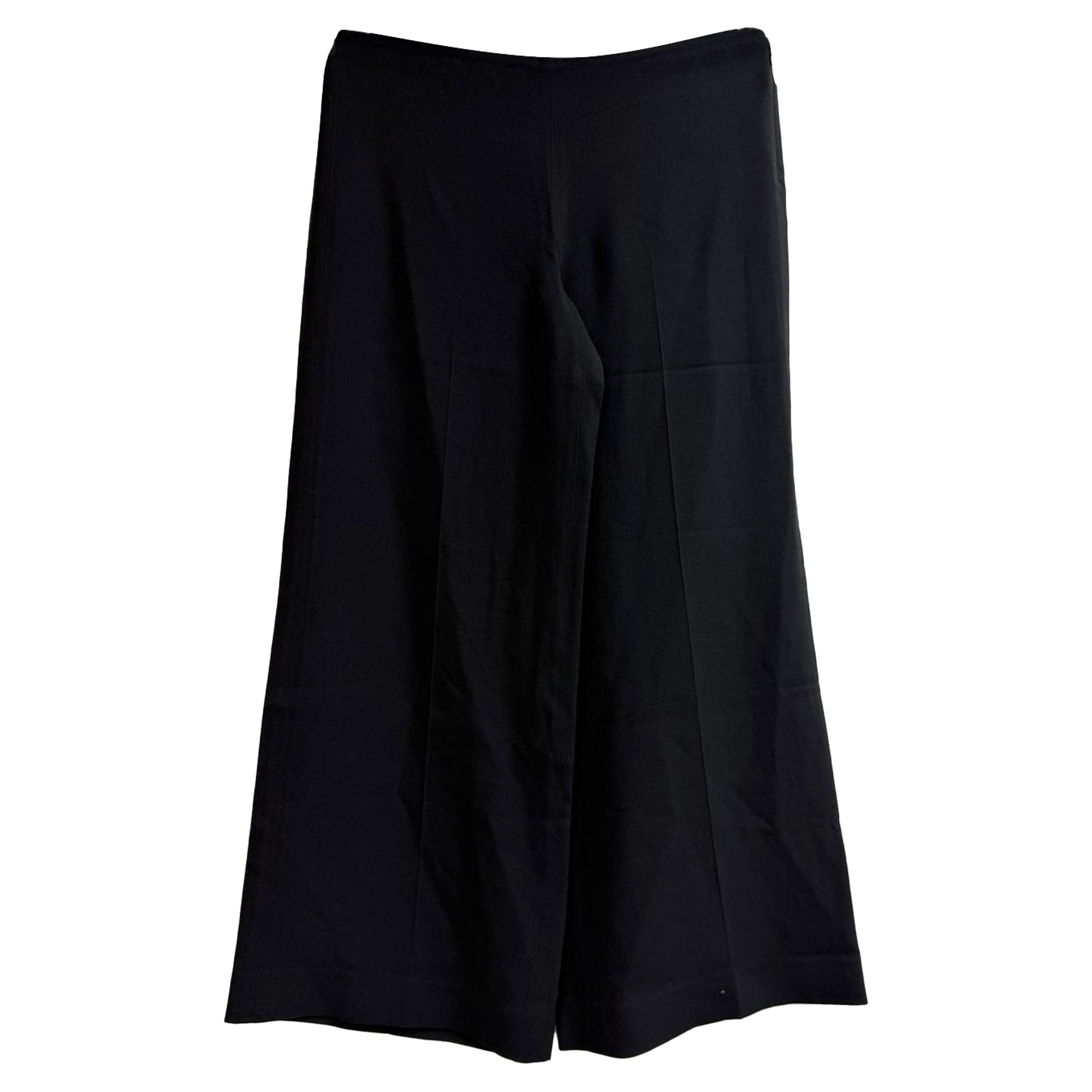 Pantalón de acetato color negro