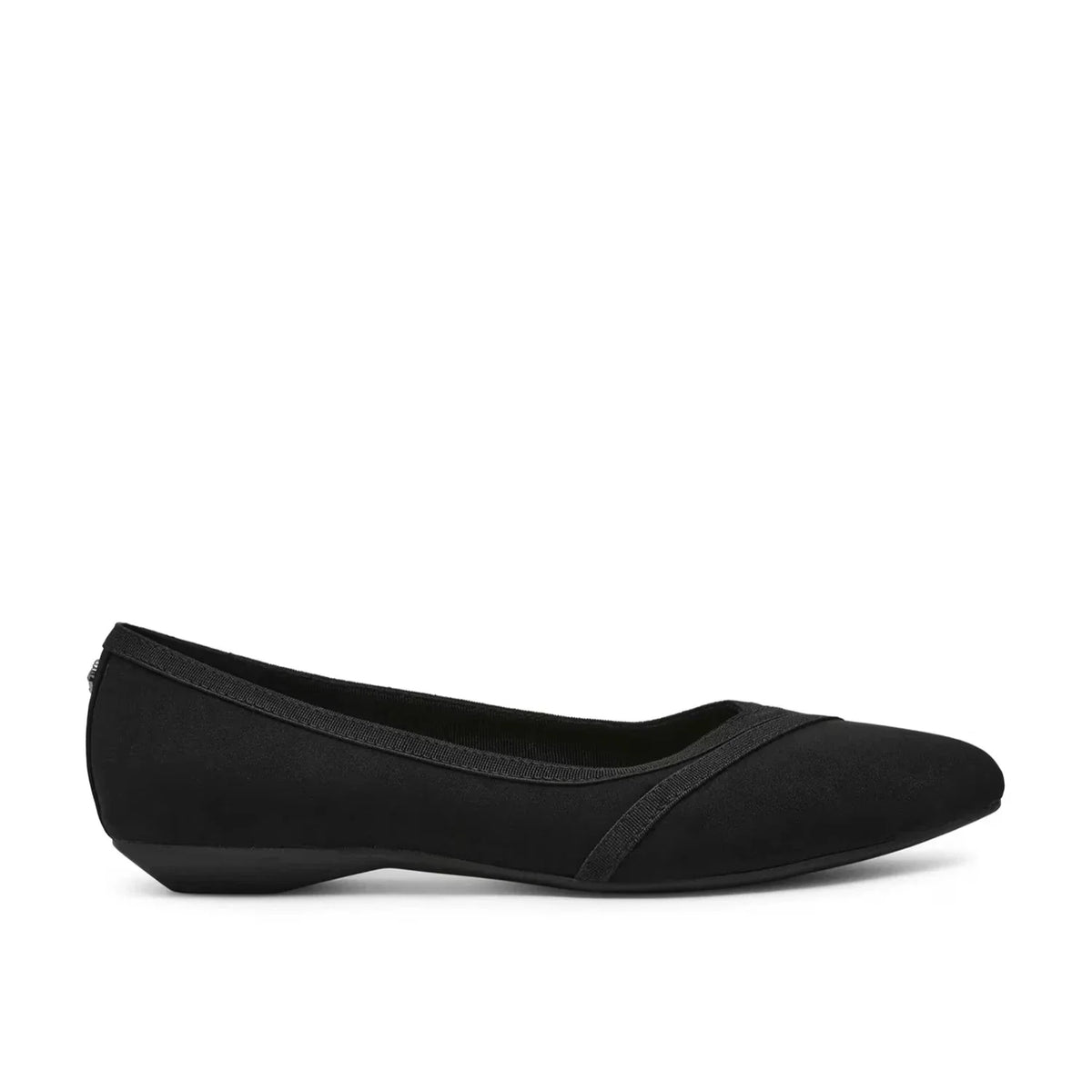 Zapatos planos sin cordones color negro
