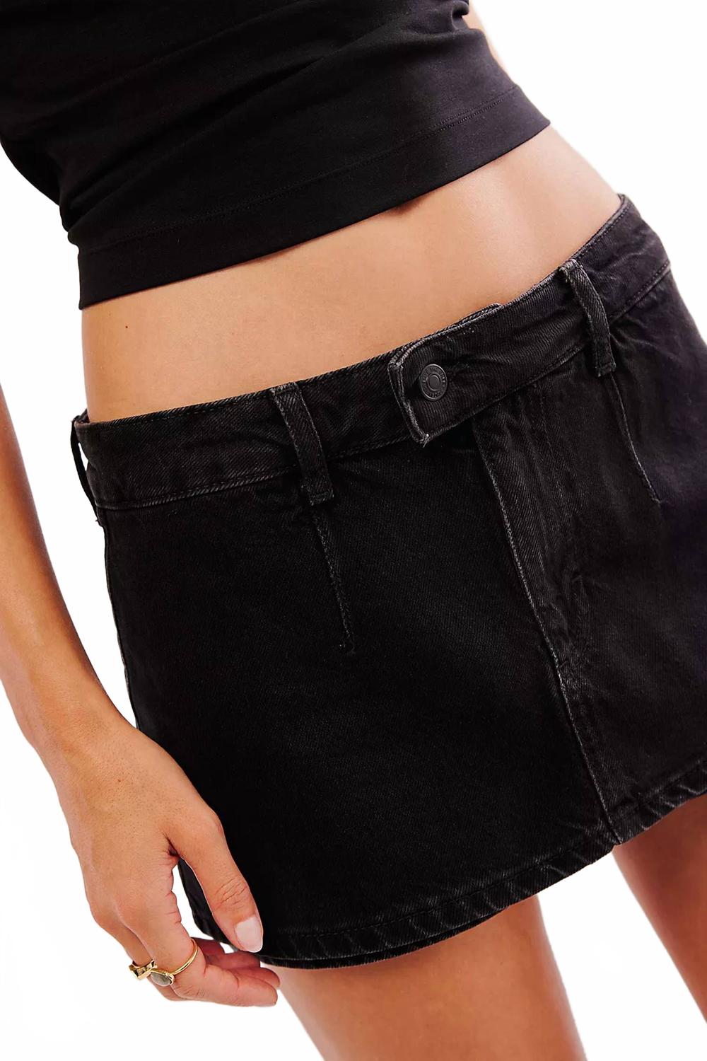 Falda pantalón color negro