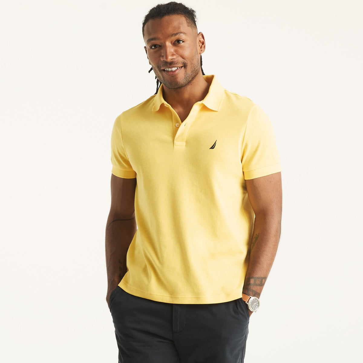 Polo de hombre de corte ajustado