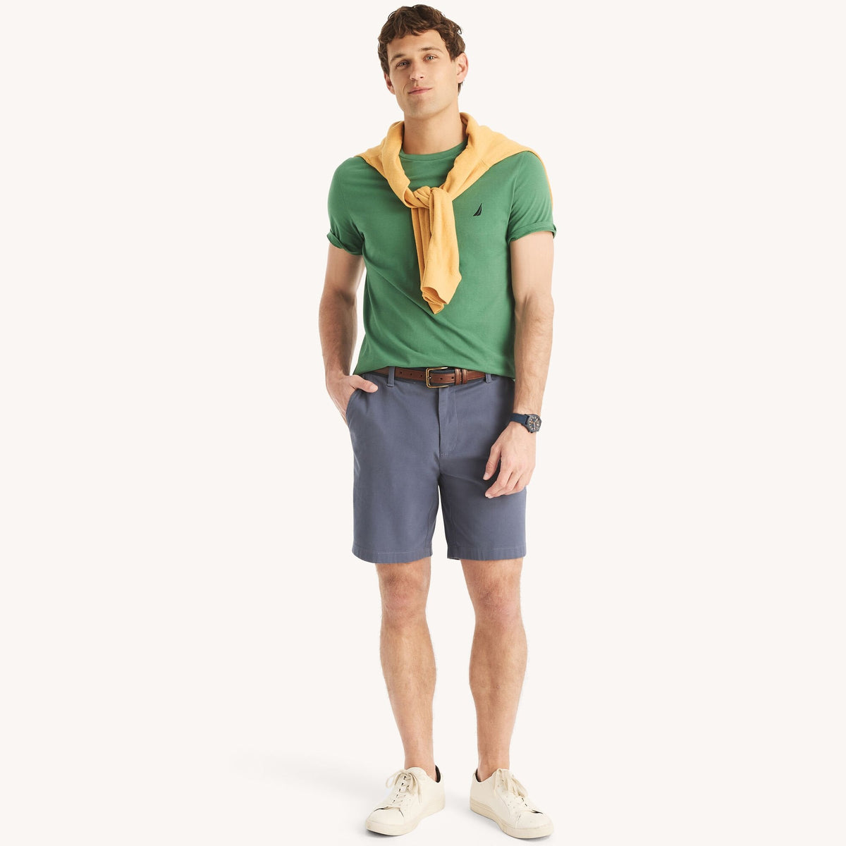 Camiseta de hombre con cuello redondo
