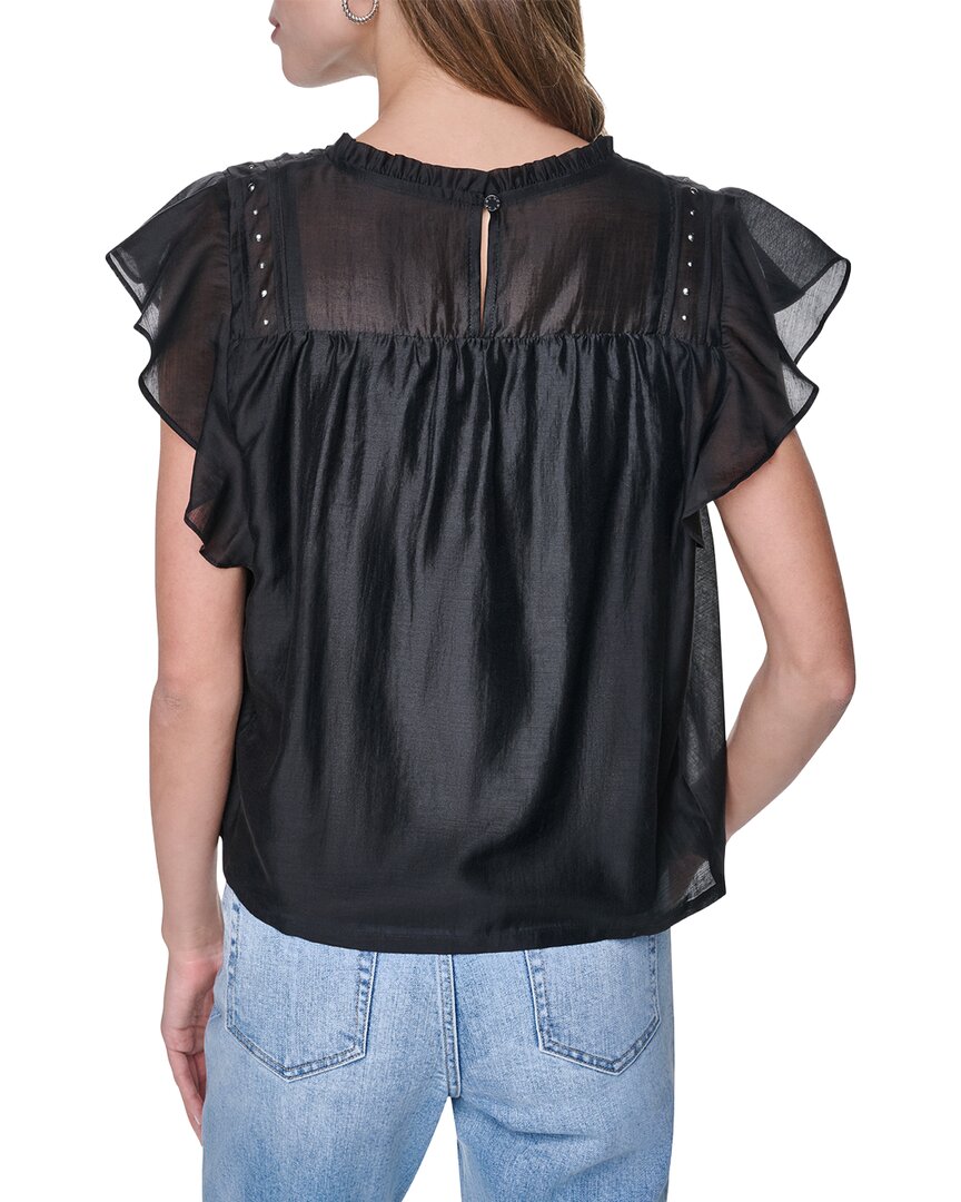 Top con pliegues
