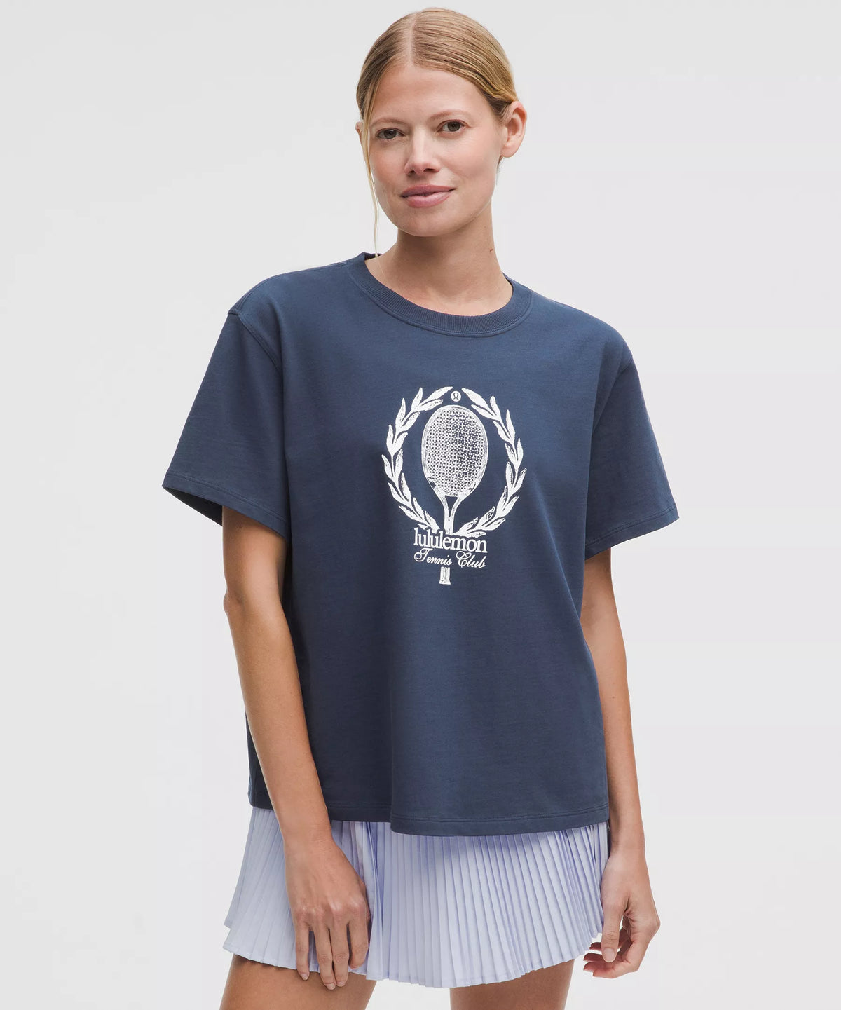 Camiseta de algodón de corte amplio