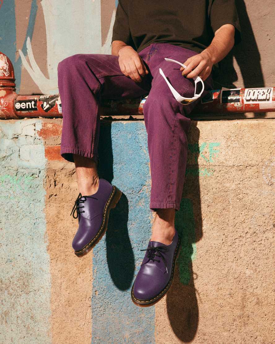 Zapatos de cordones de cuero