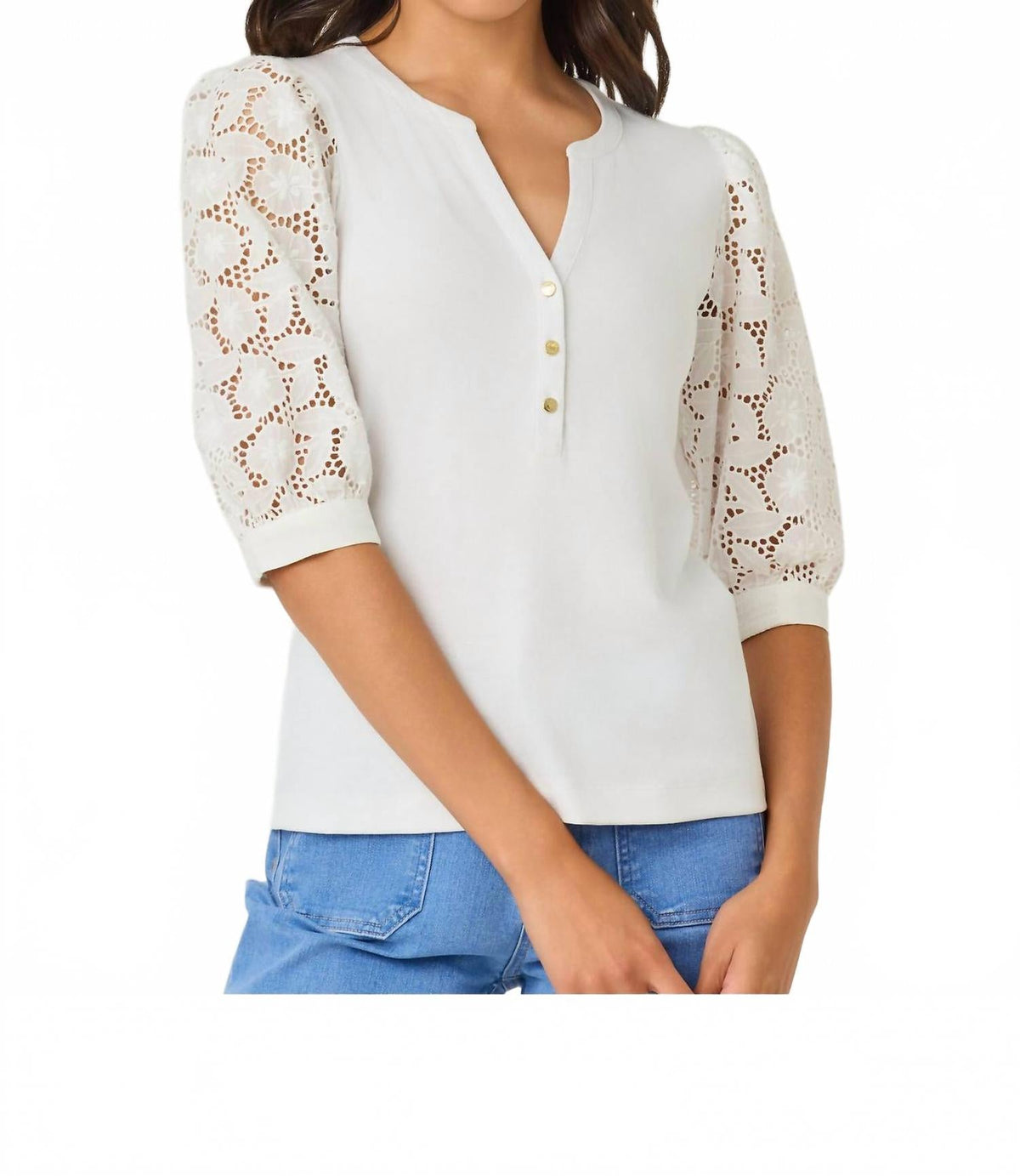 Top color blanco