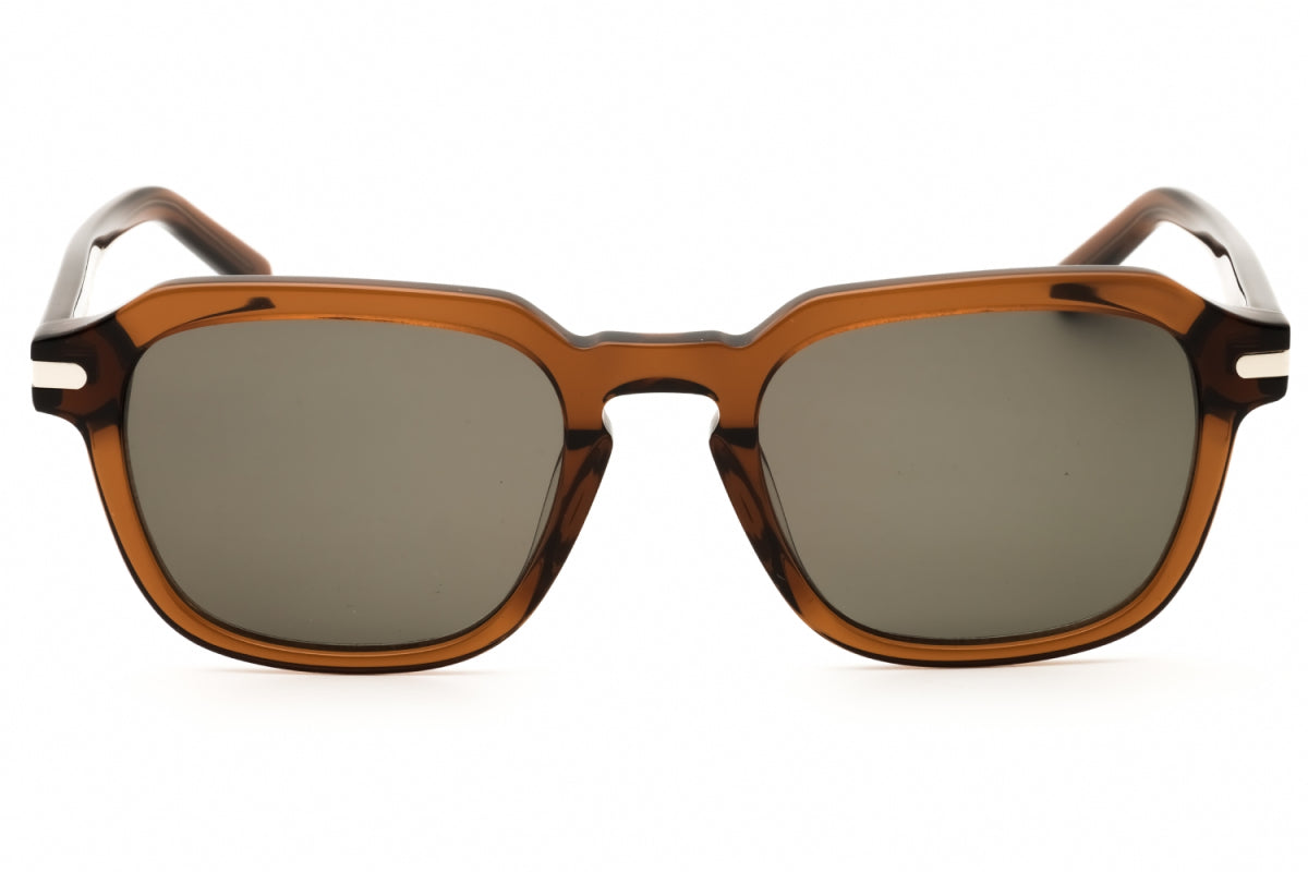 Gafas color gris y café