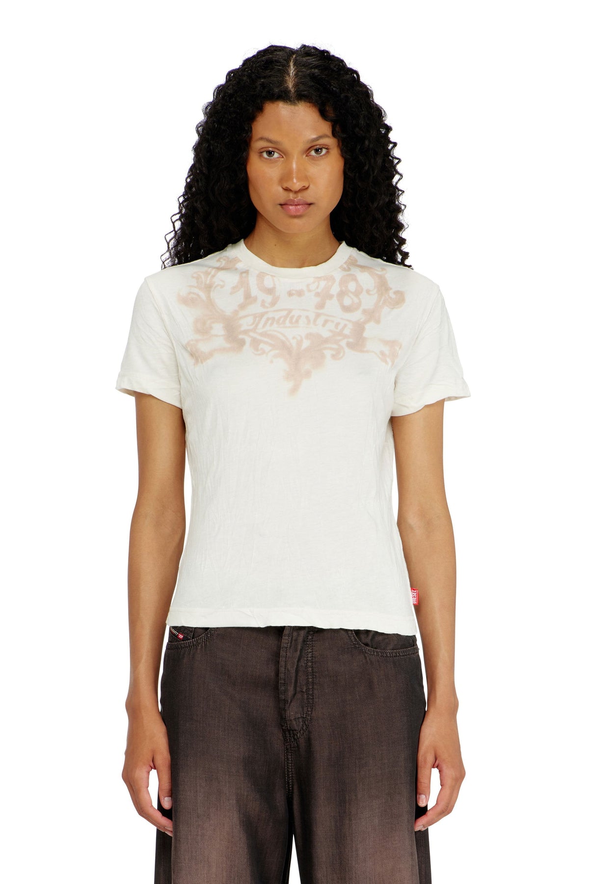 Camiseta de algodón con estampado