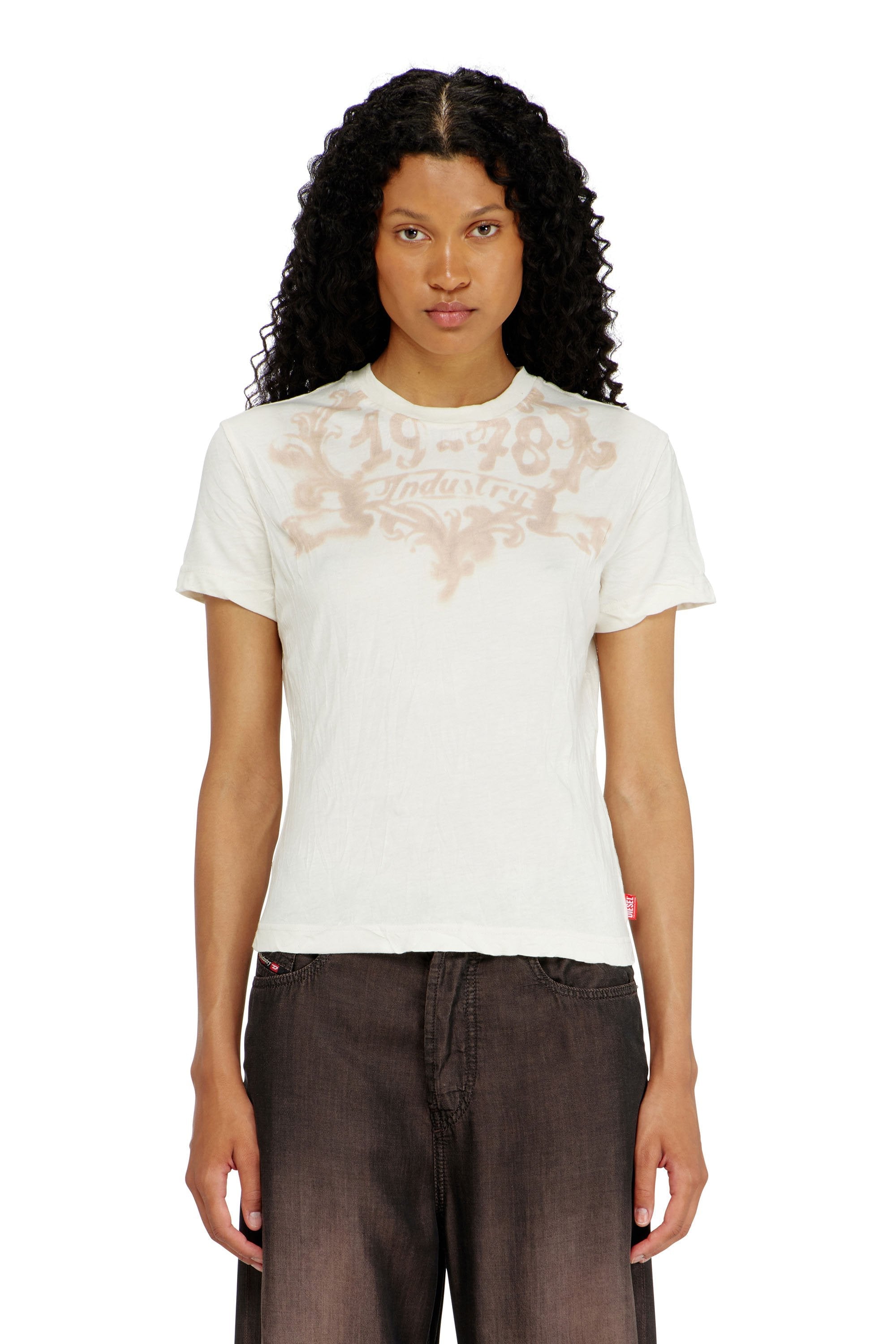 Camiseta de algodón con estampado