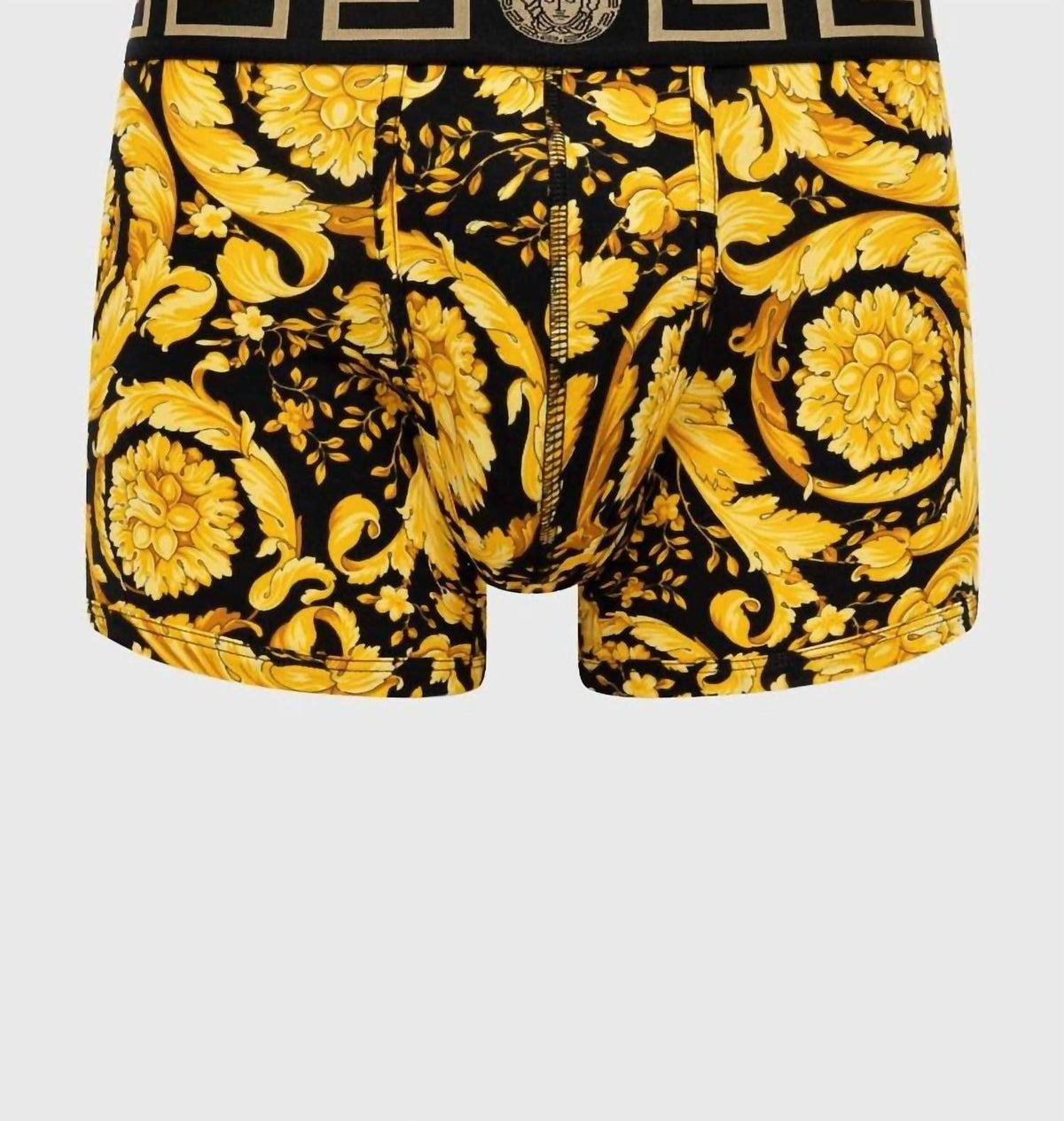 Bóxer color negro y amarillo