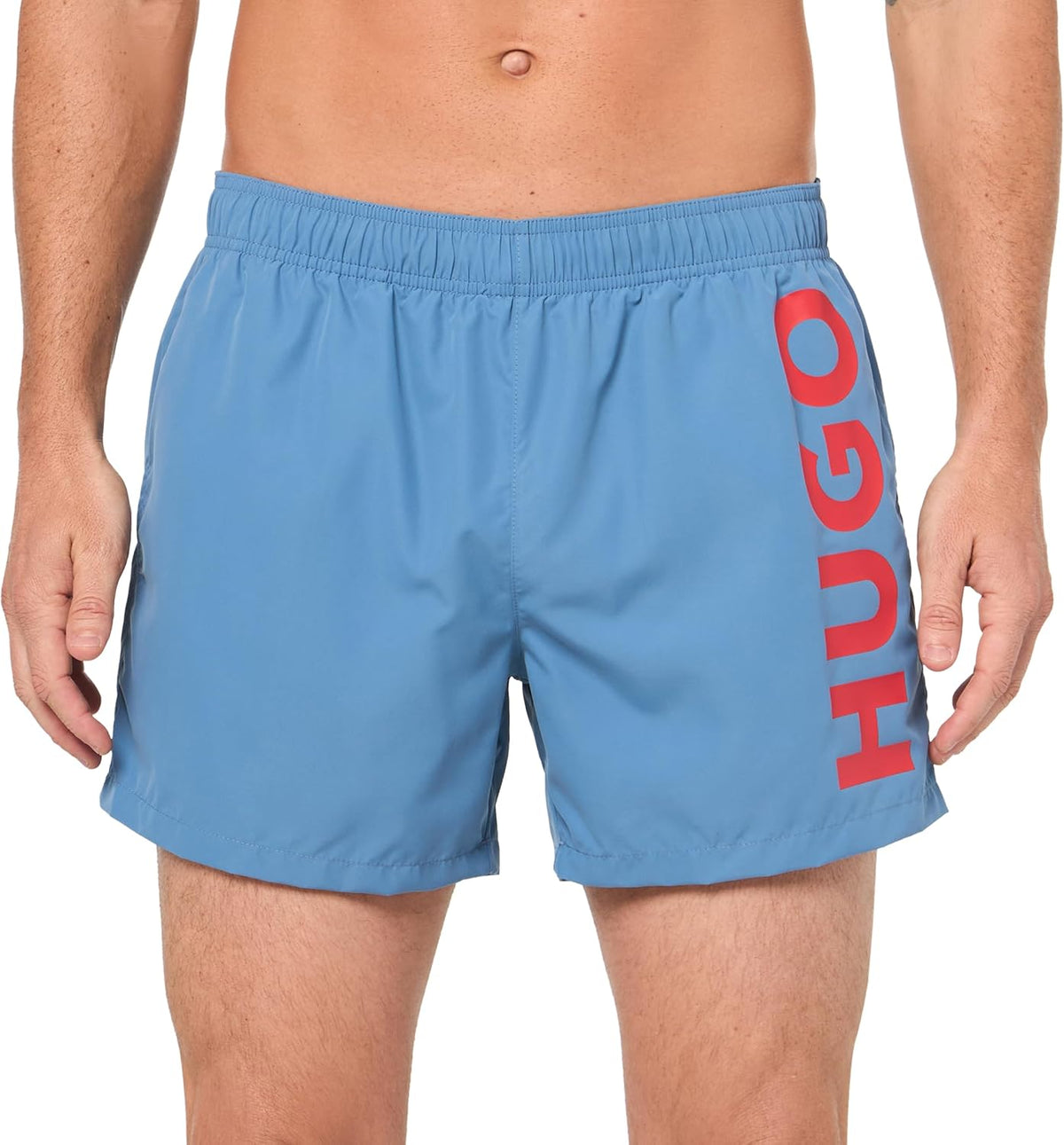 Pantaloneta de baño de hombre color azul