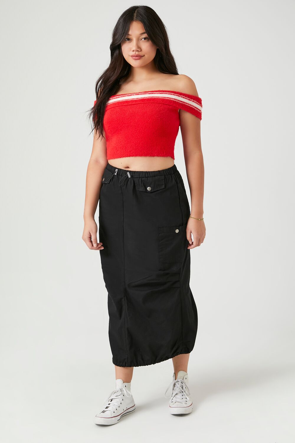 Falda midi