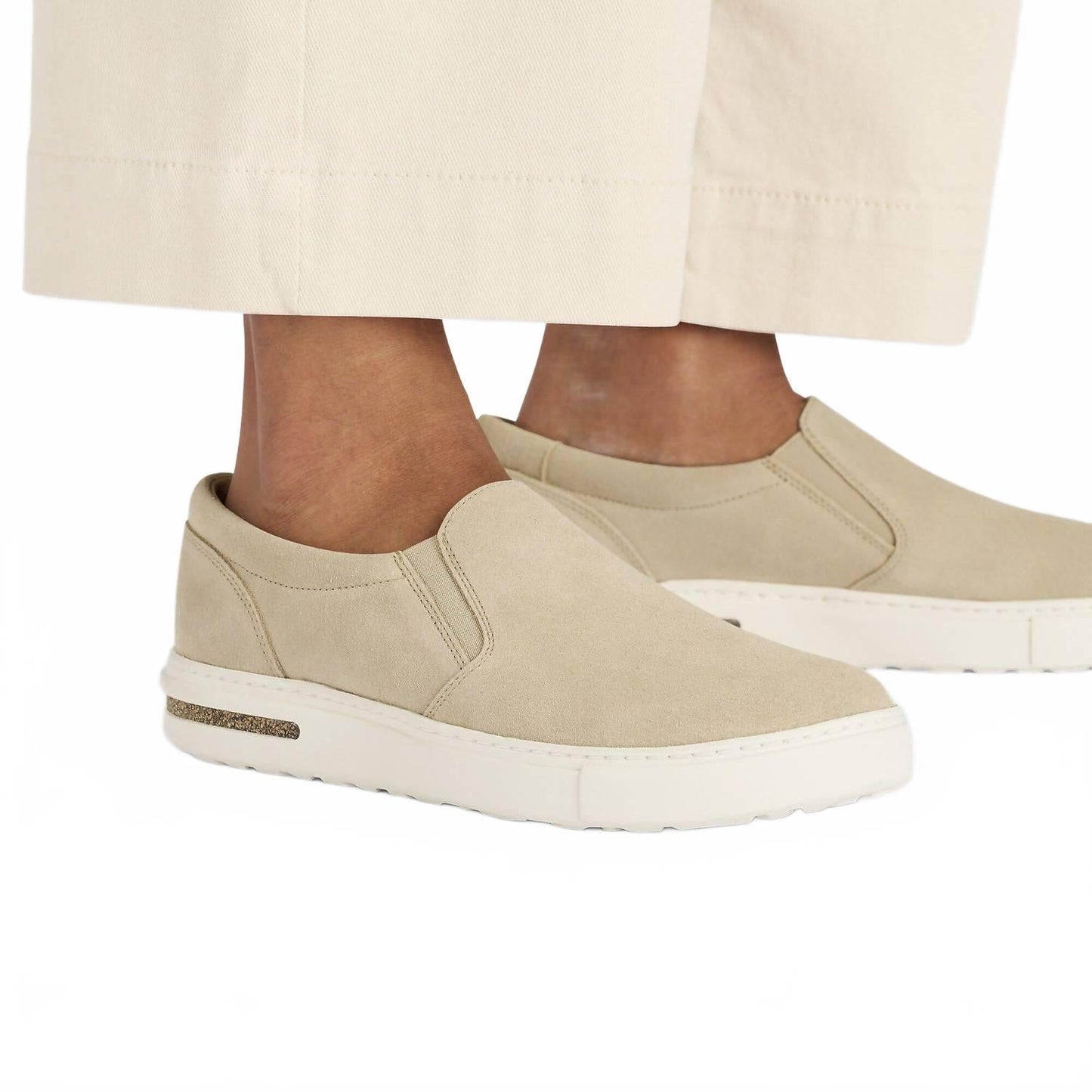 Zapatos de mujer de cuero sin cordones
