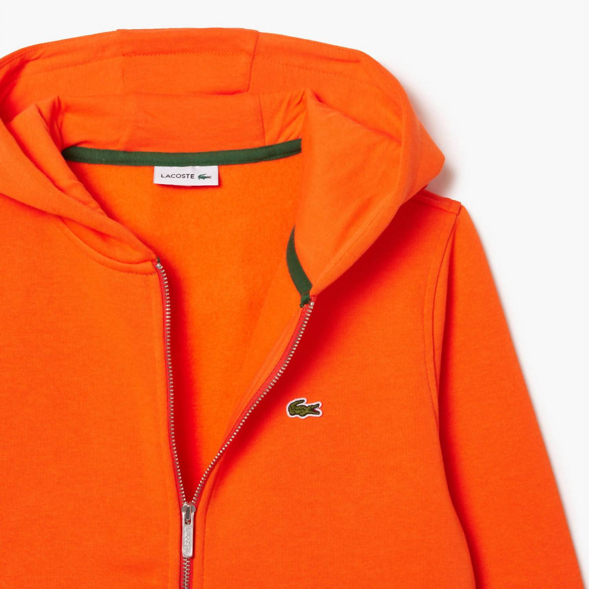 Buzo con capucha unisex color naranja