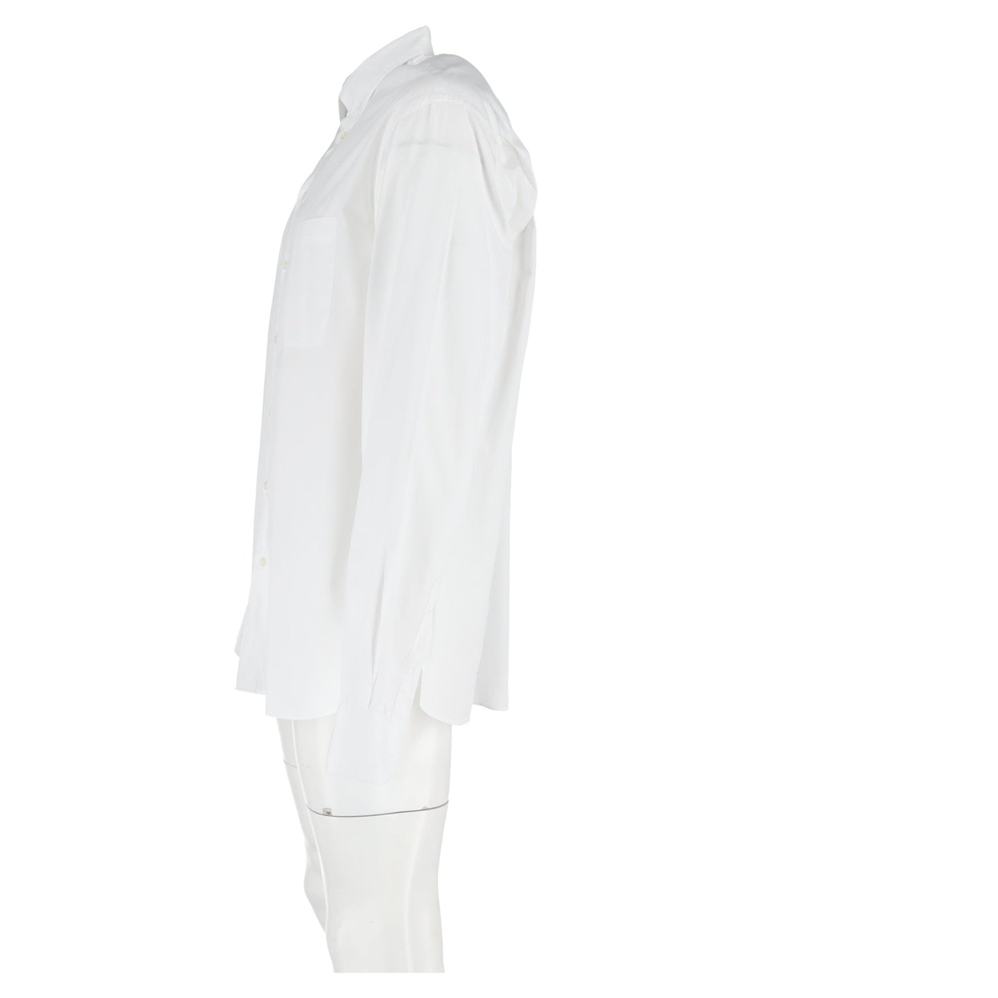 Camisa de algodón color blanco
