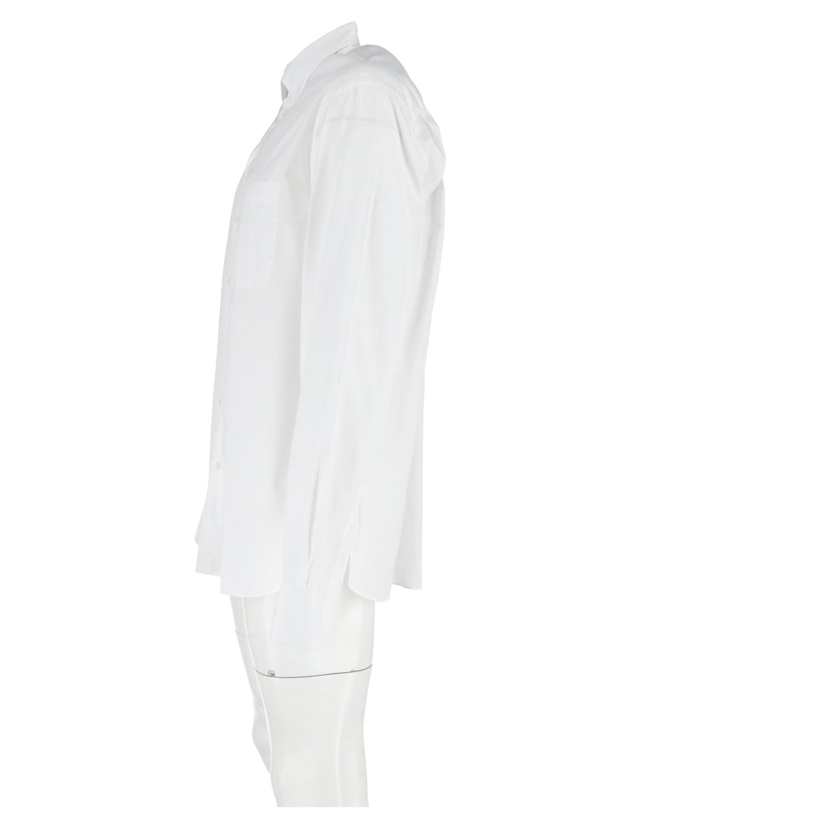 Camisa de algodón color blanco