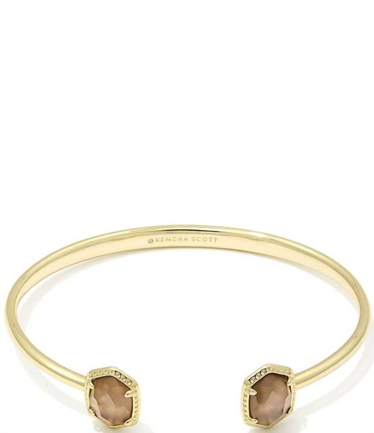Pulsera de mujer color dorado y taupe