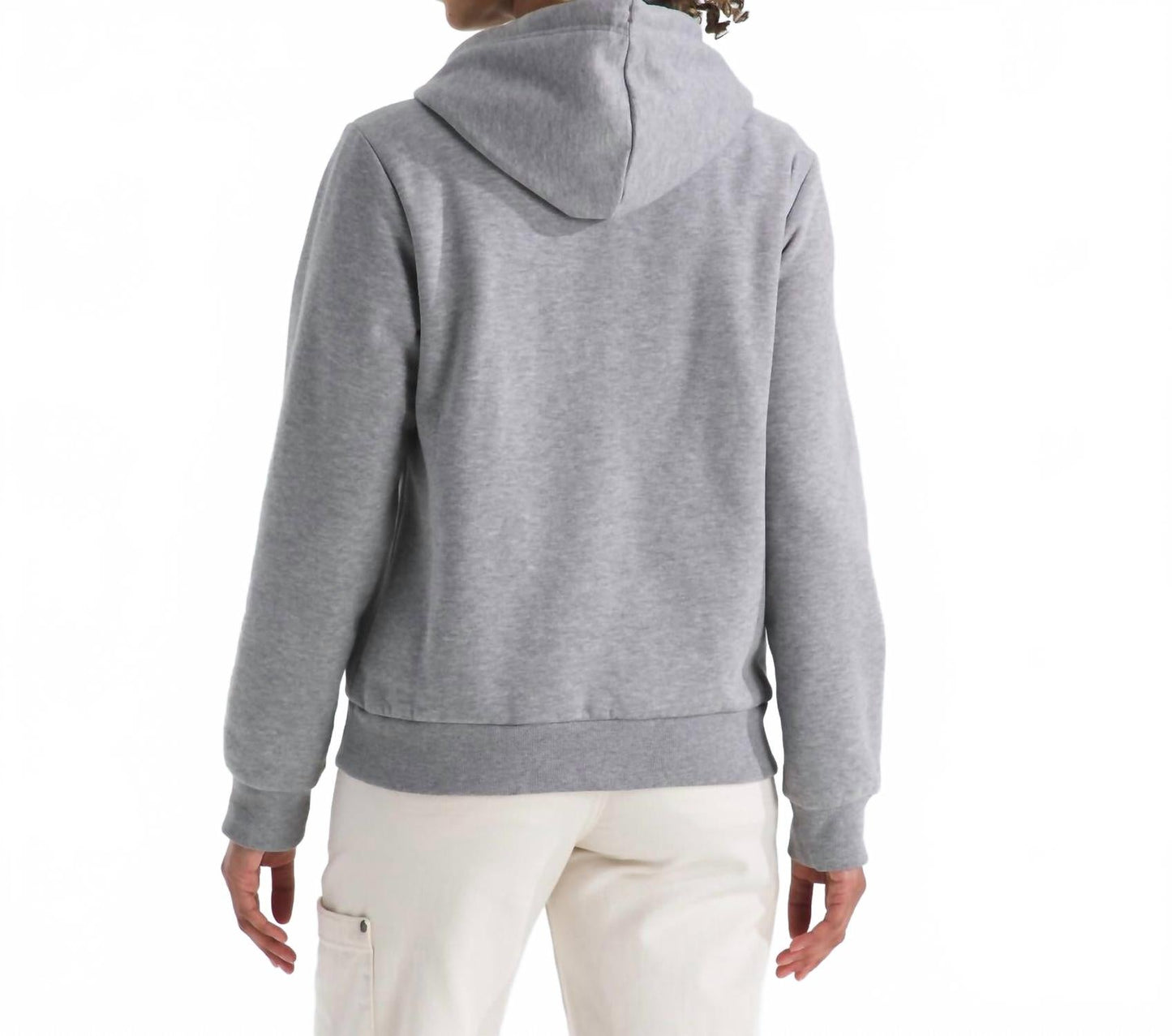 Buzo con capucha color gris