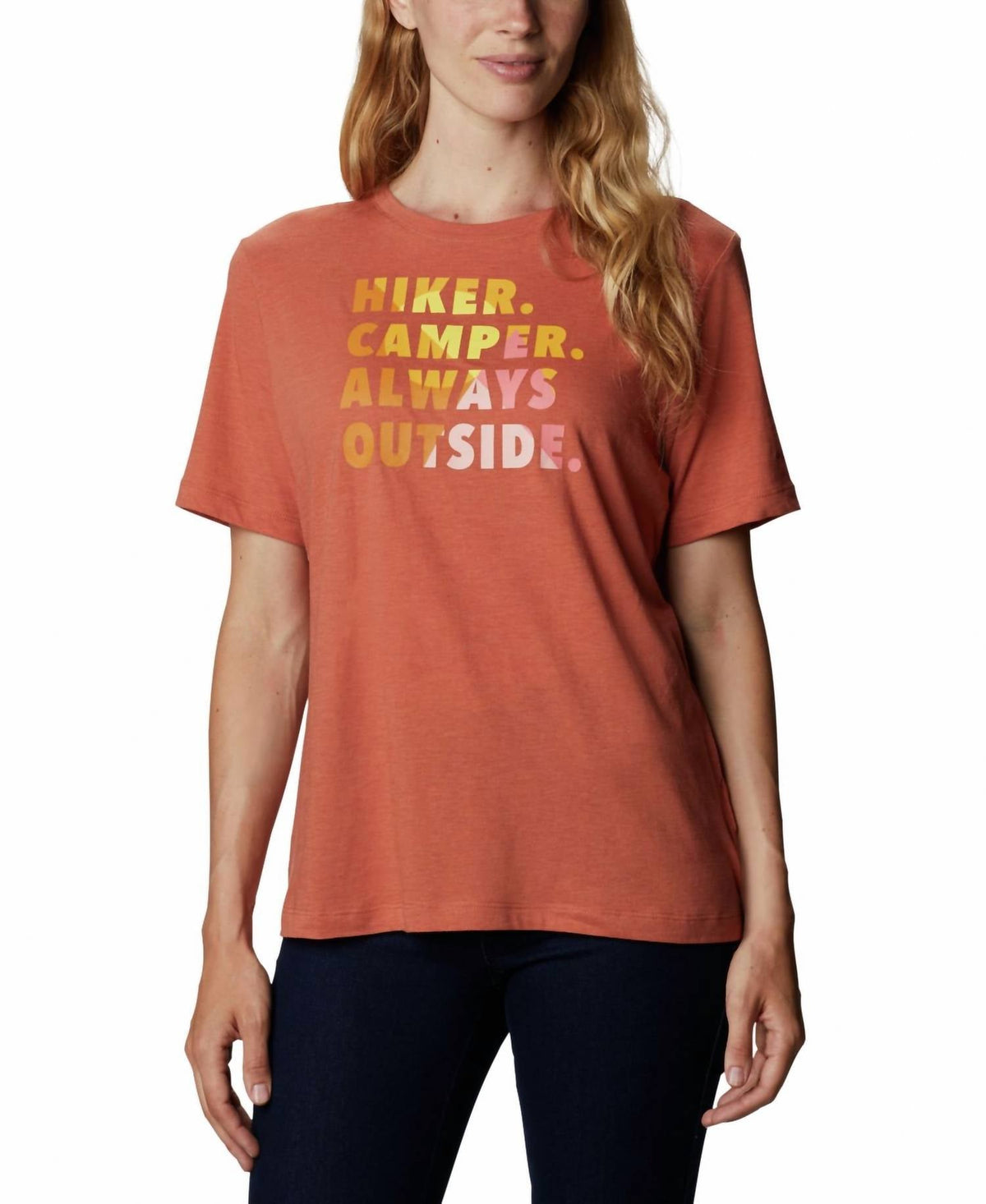 Camiseta con estampado color café