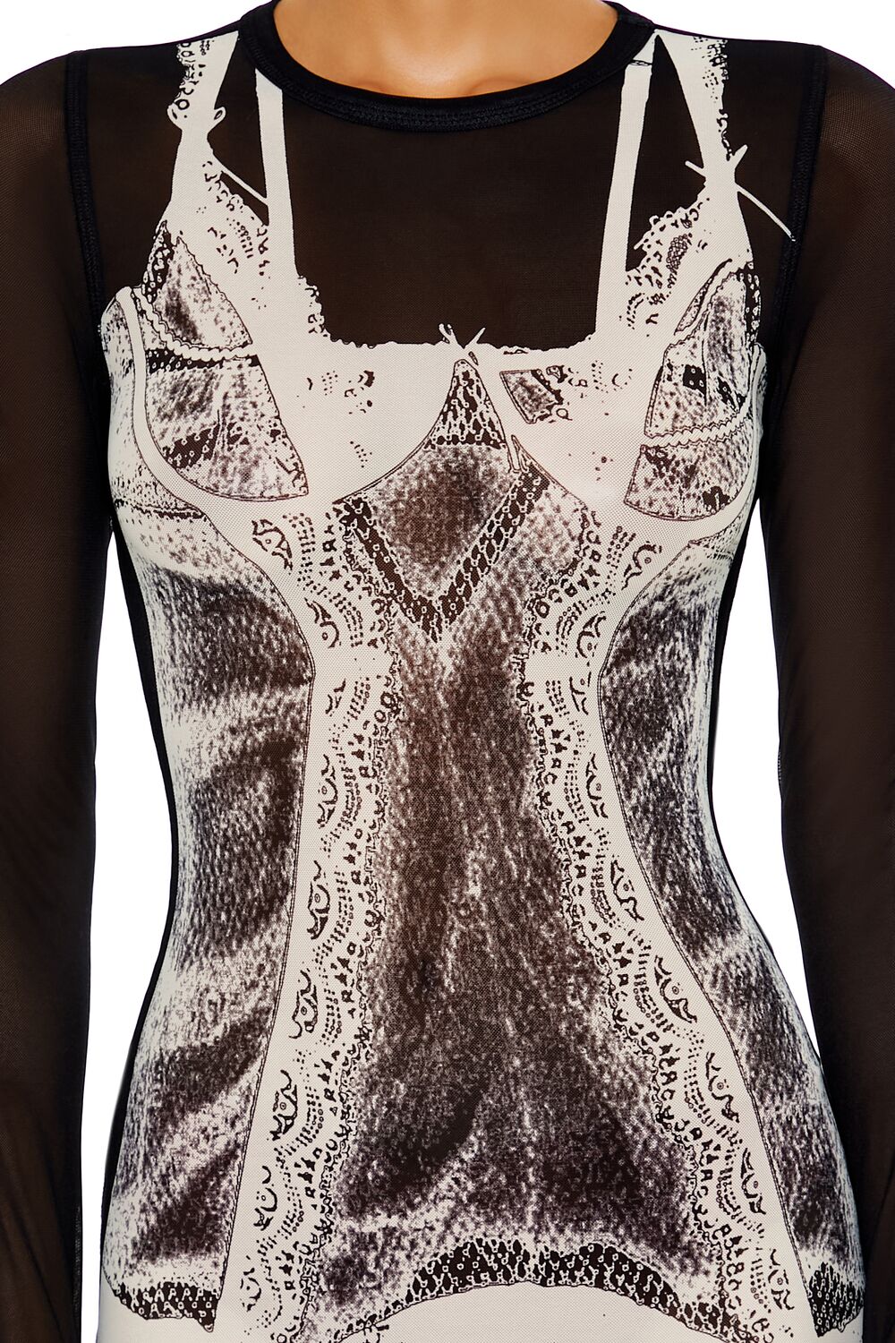 Vestido corto con estampado