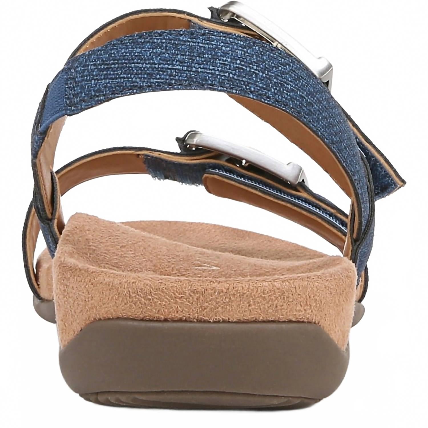 Sandalias de mujer color azul marino
