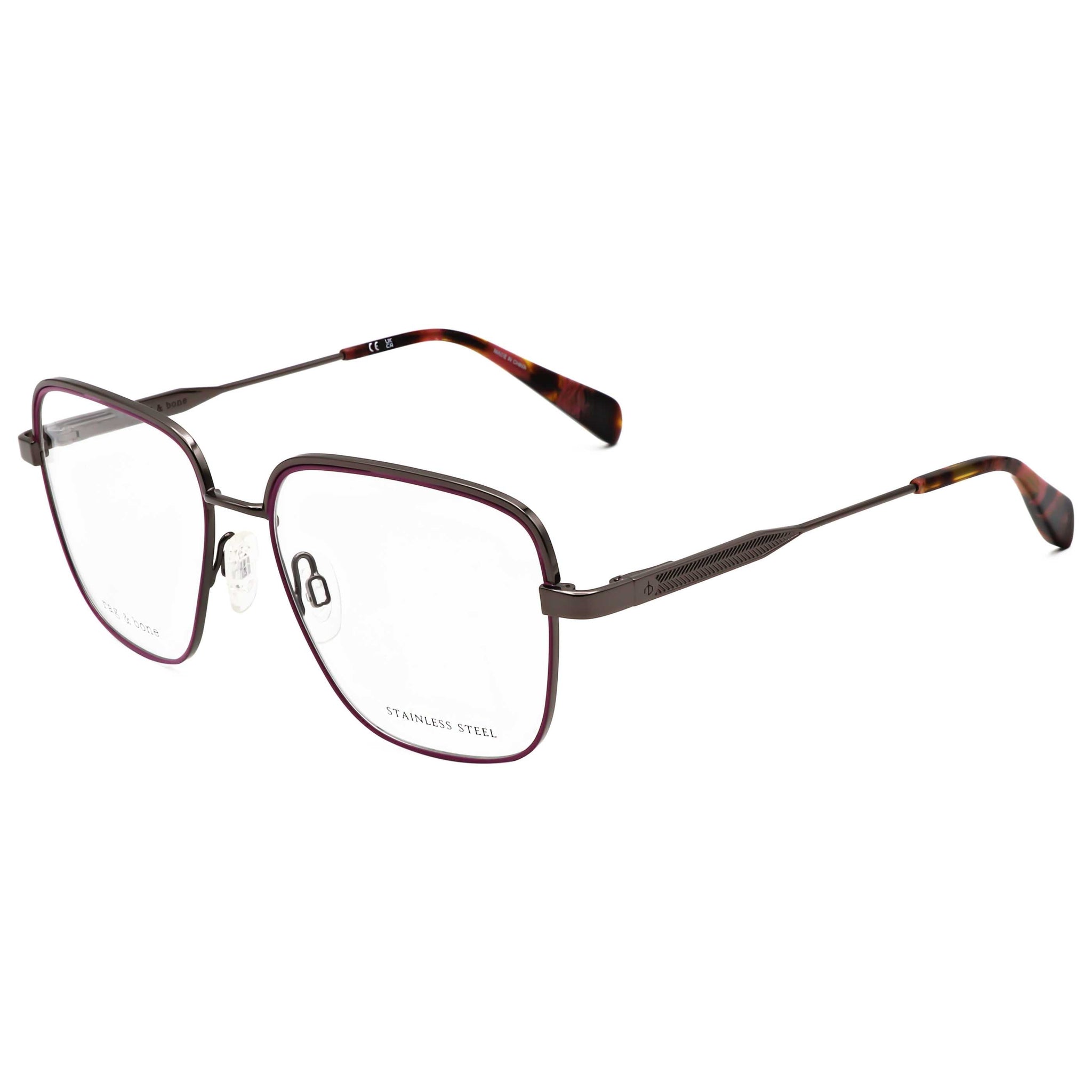 Montura para gafas de mujer 54 mm color rosado