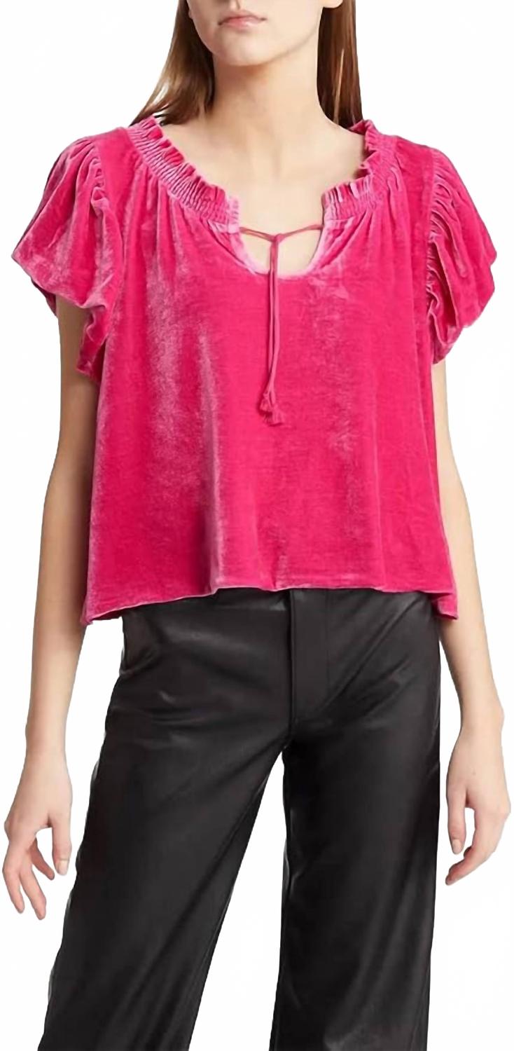 Top color rosado