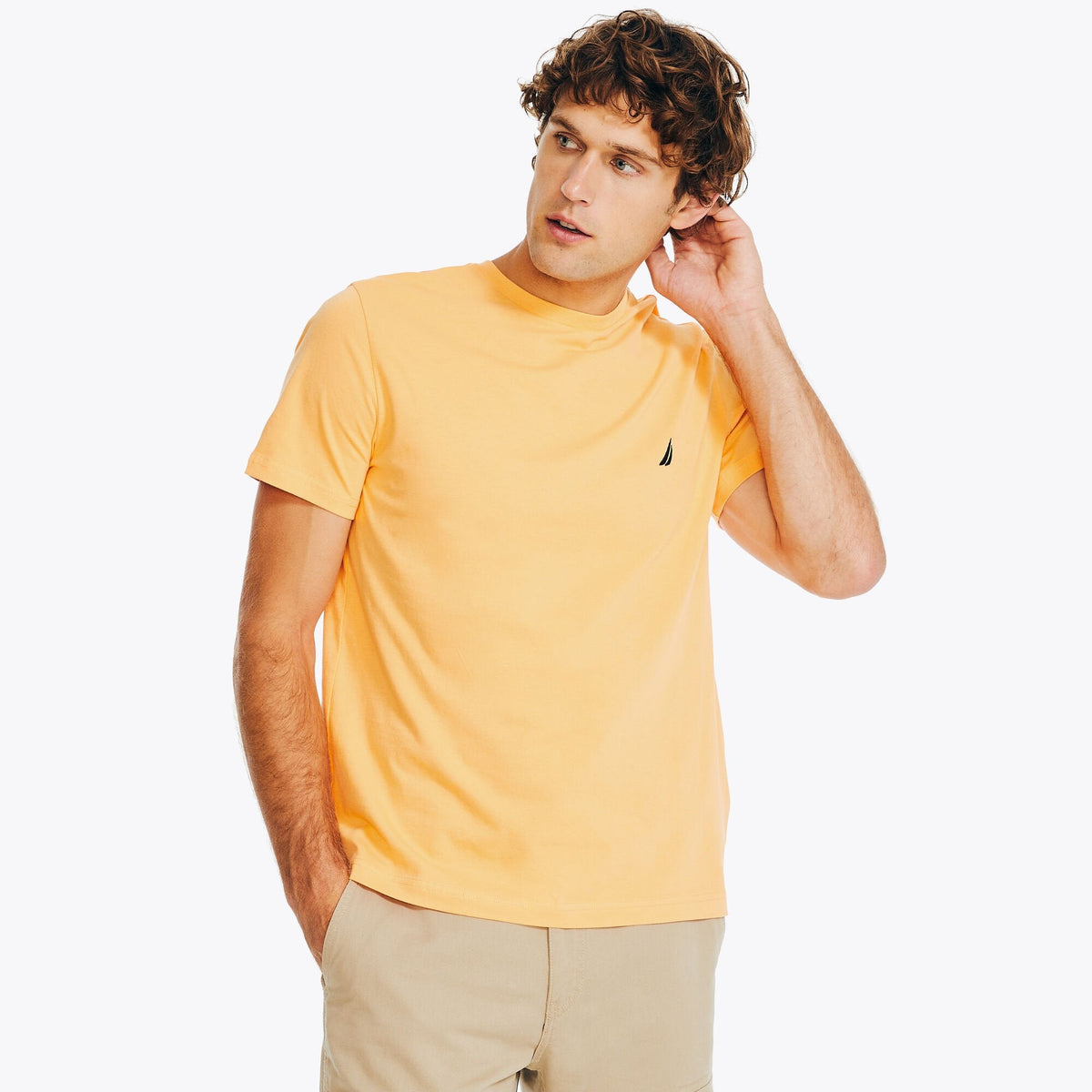 Camiseta de hombre con cuello redondo