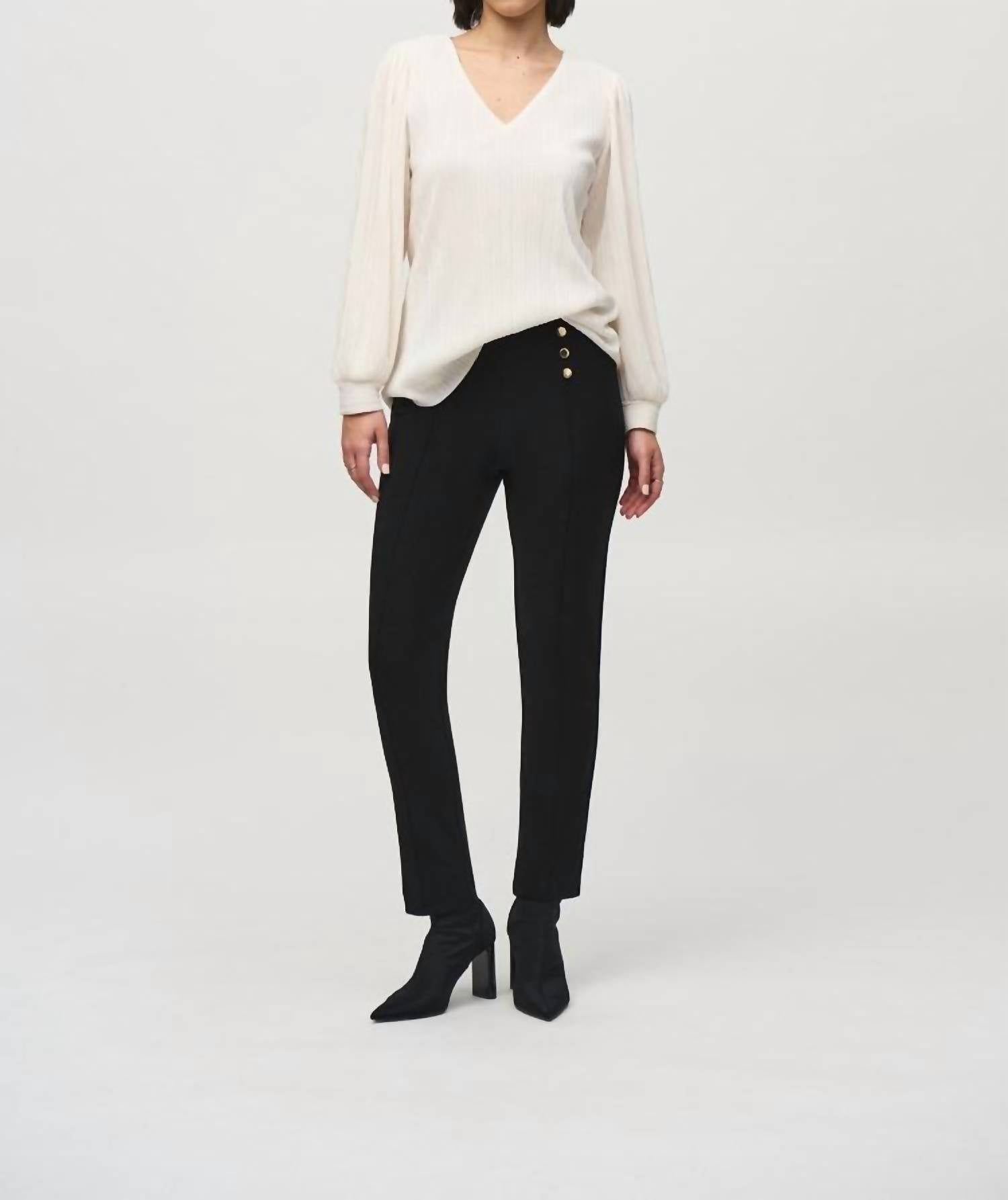 Top con pliegues color blanco