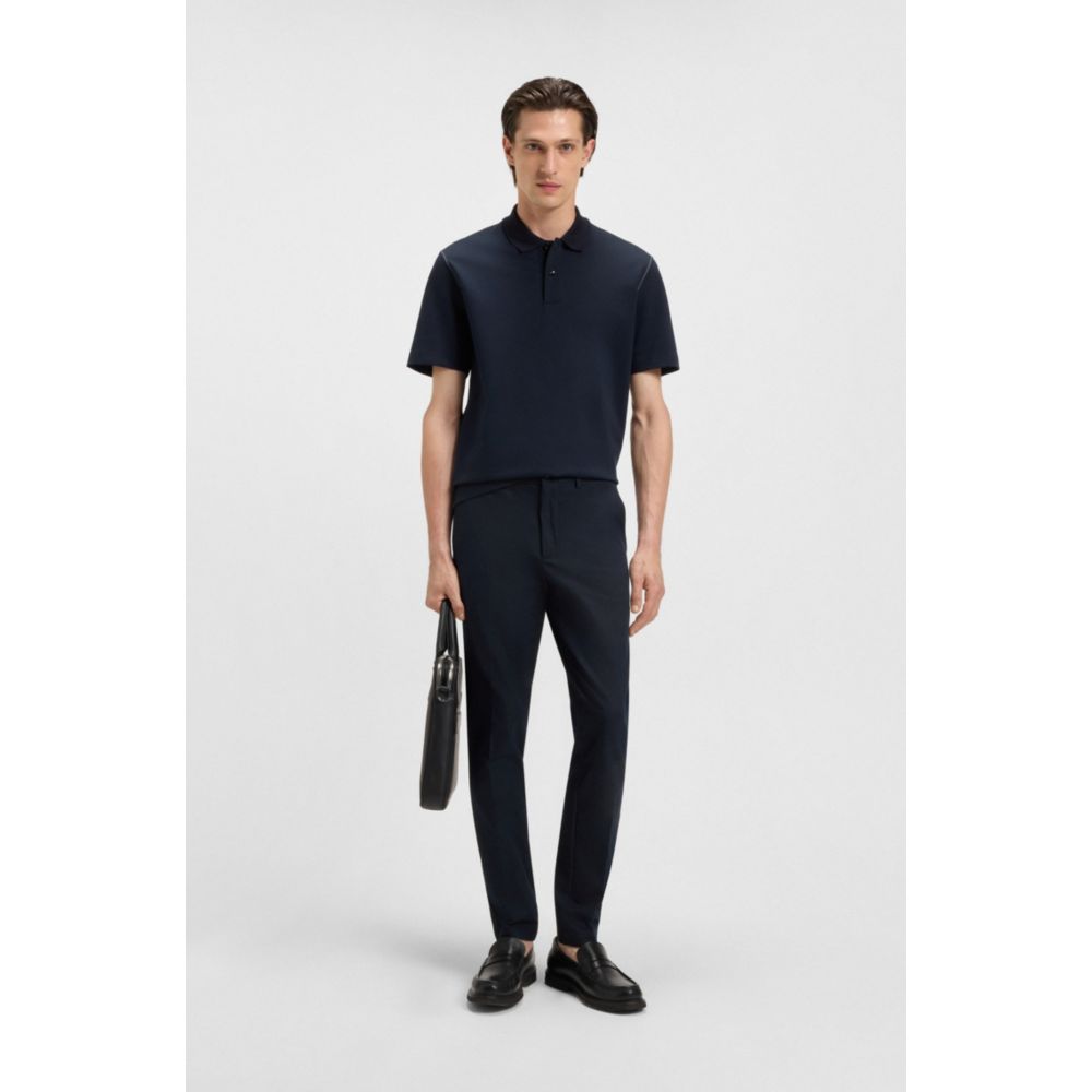 Pantalón de algodón de corte ajustado