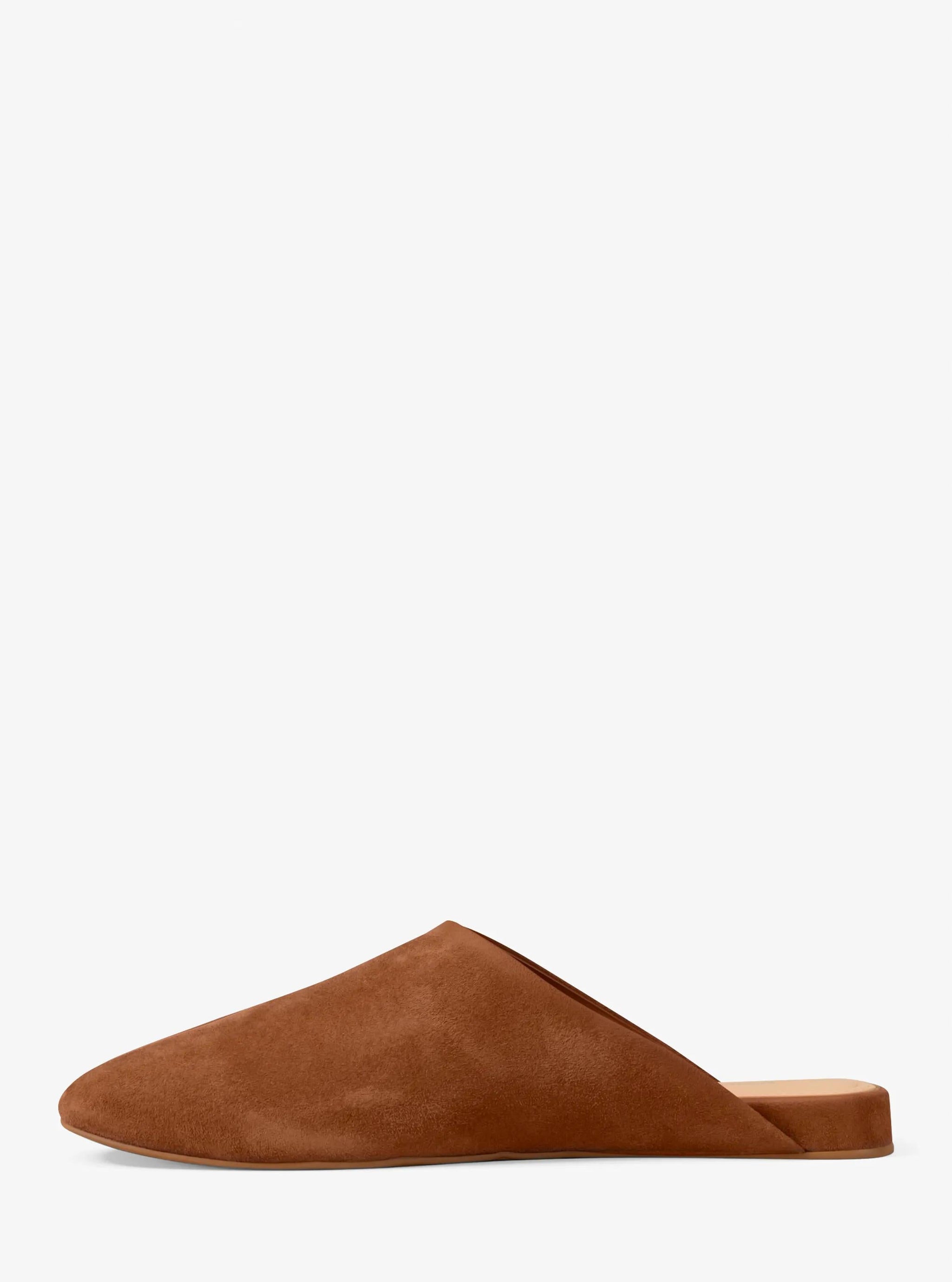 Zapatos destalonados de gamuza