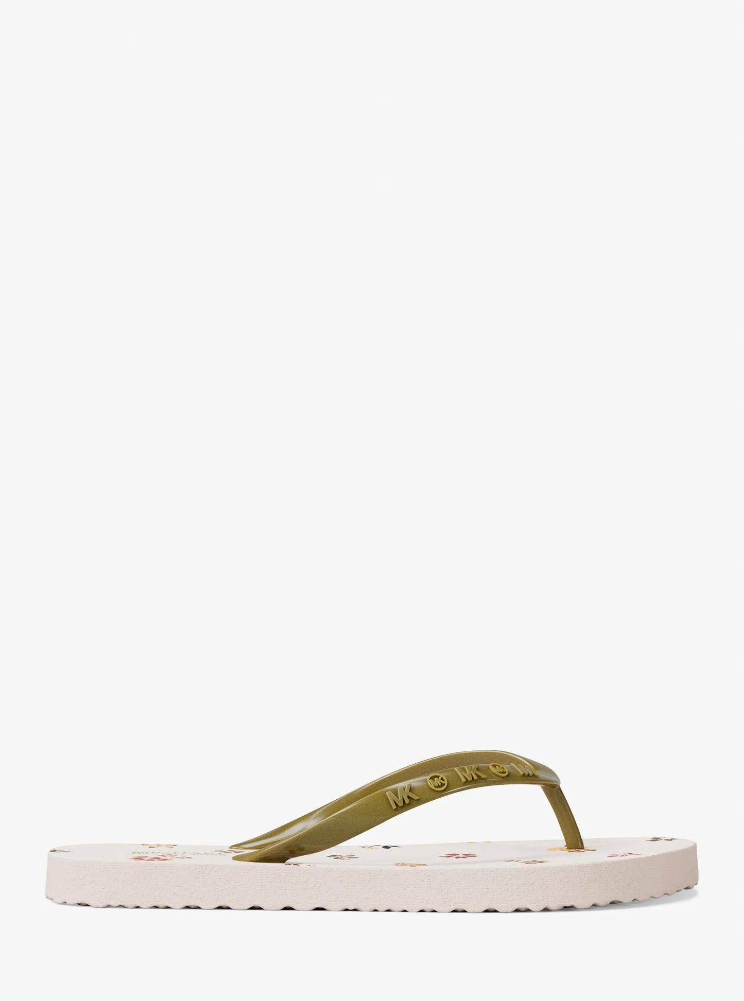 Sandalias con estampado floral
