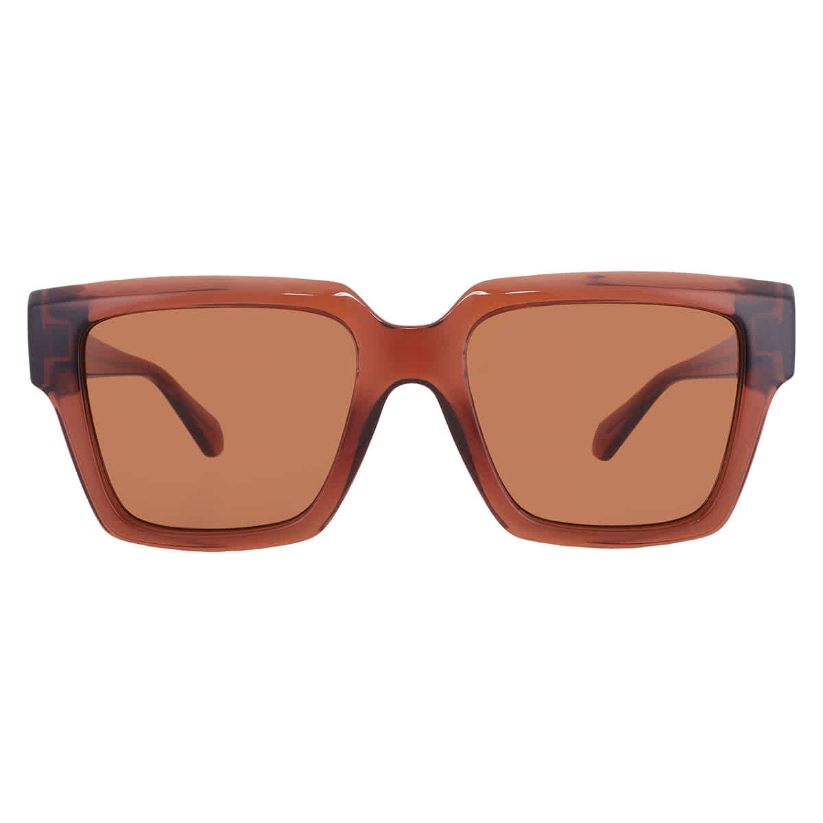 Gafas de sol de mujer de montura cuadrada color café